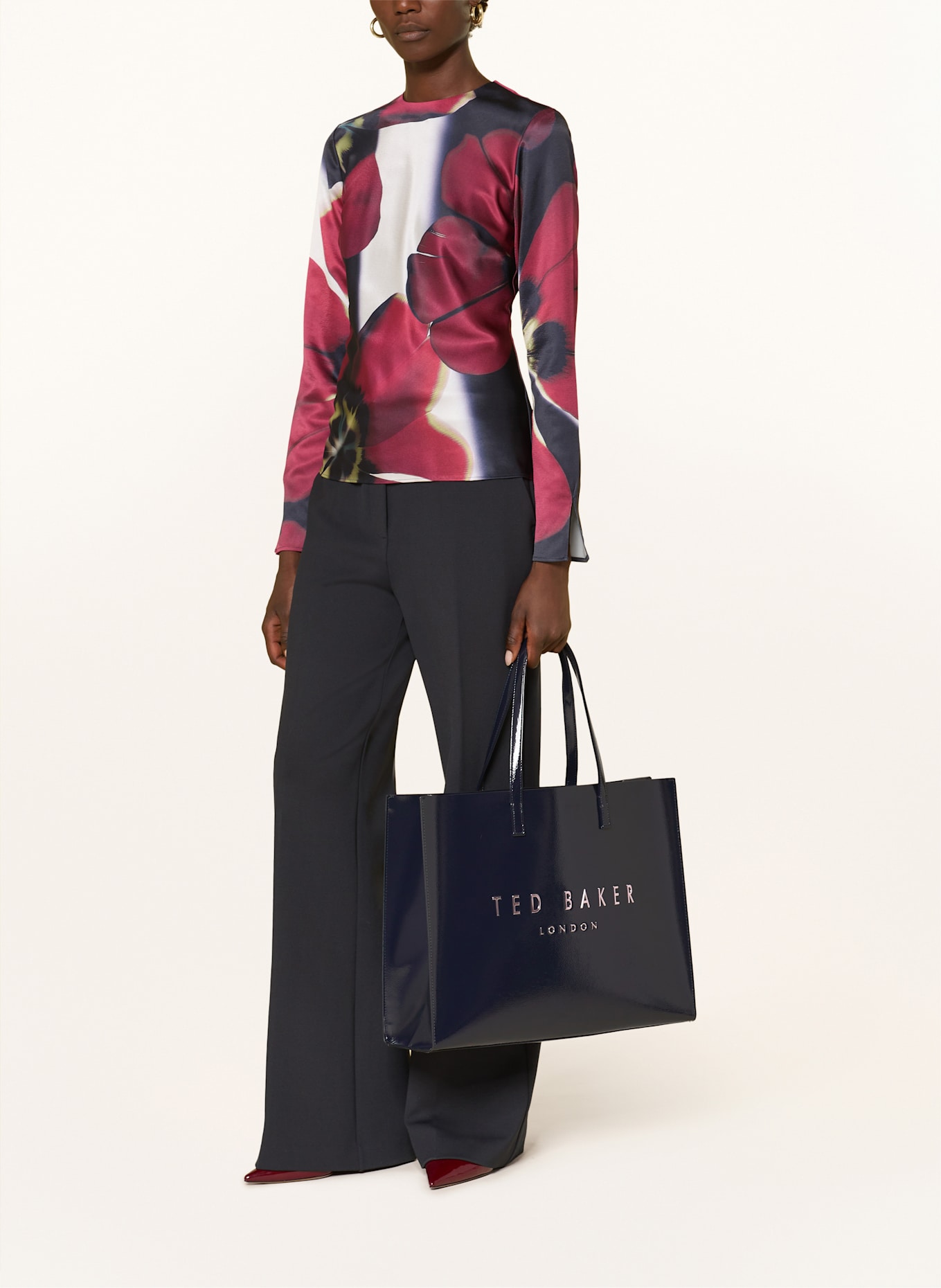 TED BAKER Shopper CARMENE: DUNKELBLAU