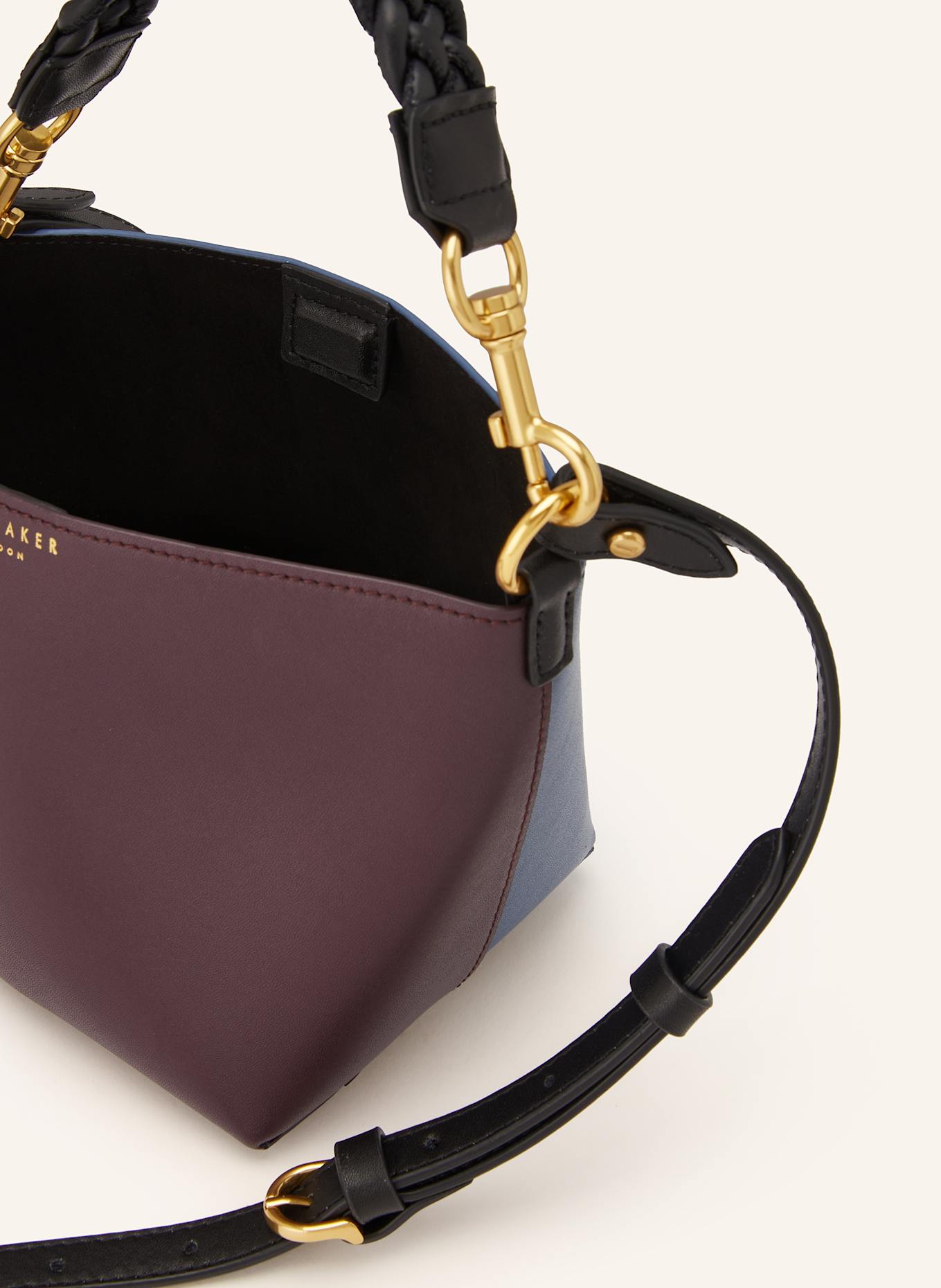 TED BAKER WYNOLAW Crossbody bag: DARK PURPLE / BLUE / BLACK