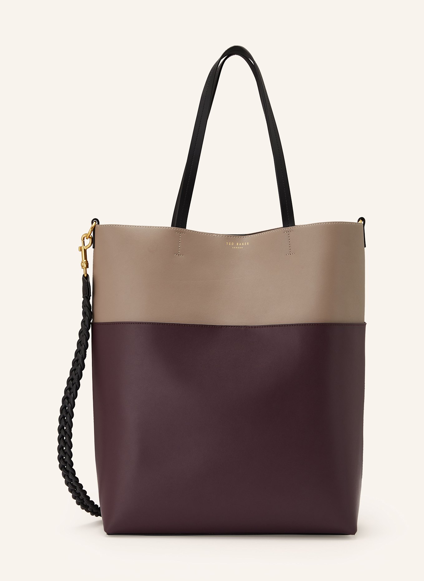 TED BAKER Shopper WINSLOWW: DARK PURPLE / LIGHT BROWN