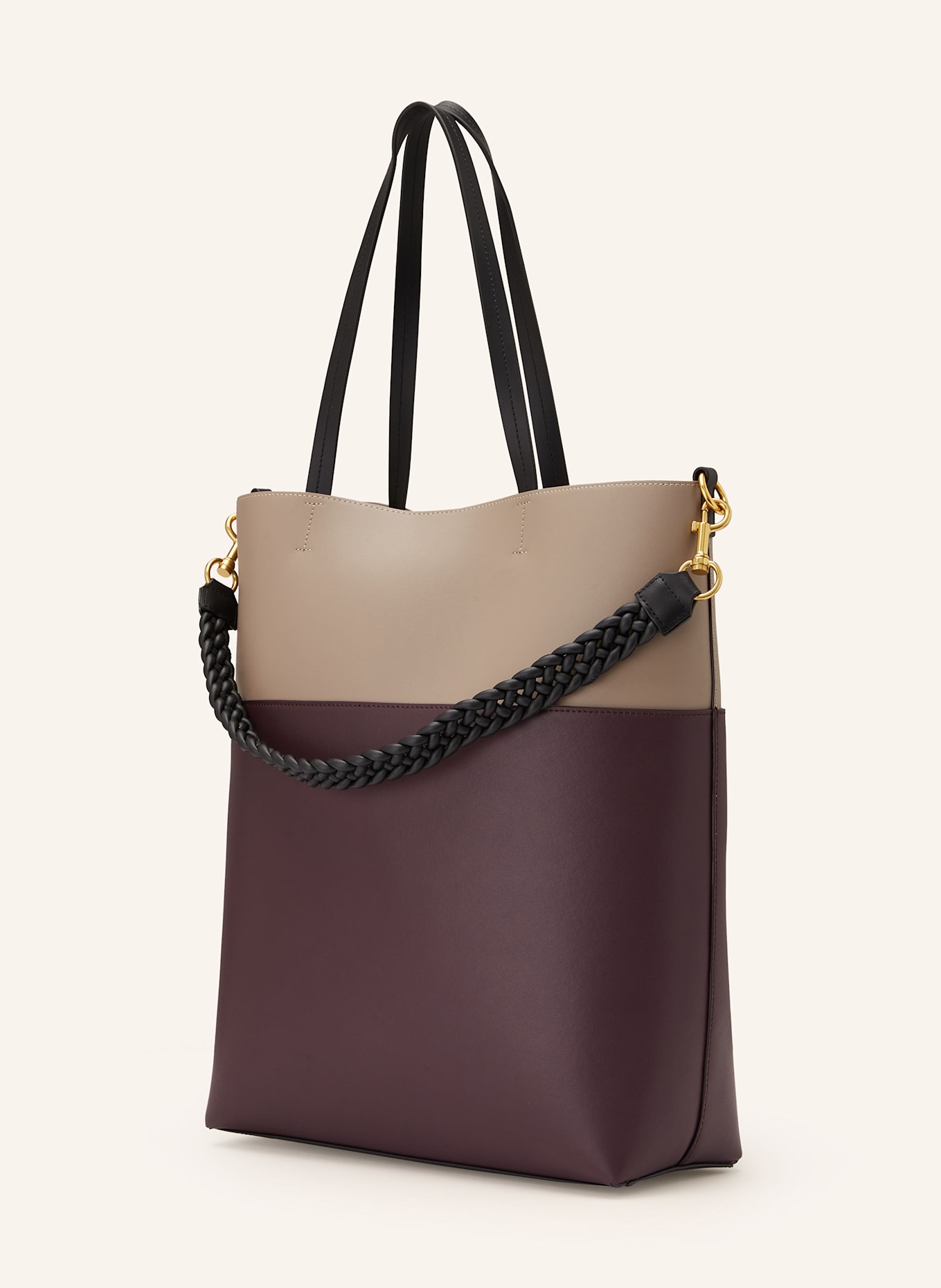 TED BAKER Shopper WINSLOWW: DARK PURPLE / LIGHT BROWN