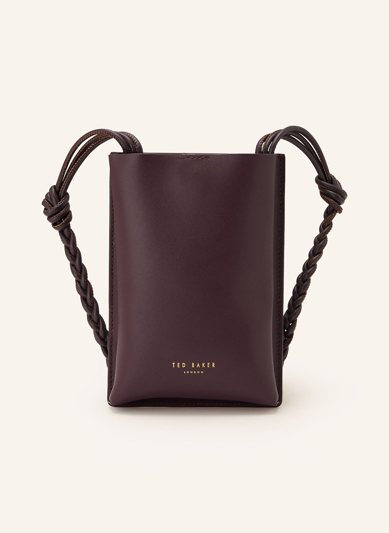 TED BAKER Umhängetasche WRYLIE: DUNKELLILA / GOLD