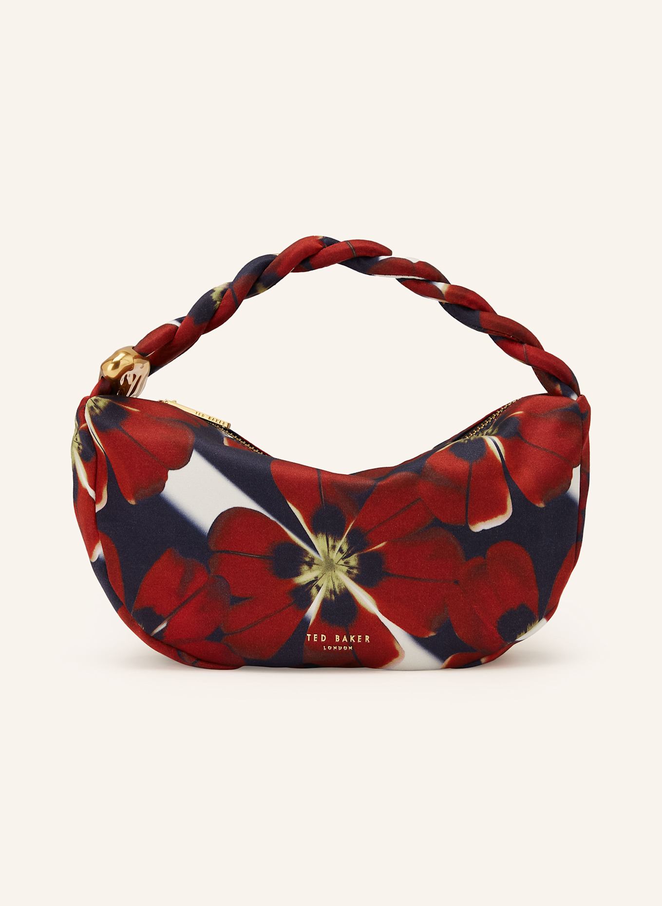 TED BAKER Torebka ISLI: CIEMNOCZERWONY / GRANATOWY / ŻÓŁTY