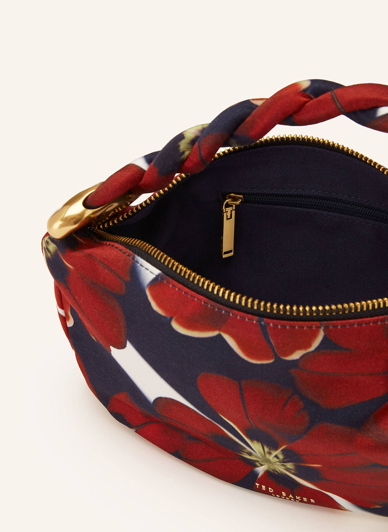 TED BAKER Torebka ISLI: CIEMNOCZERWONY / GRANATOWY / ŻÓŁTY