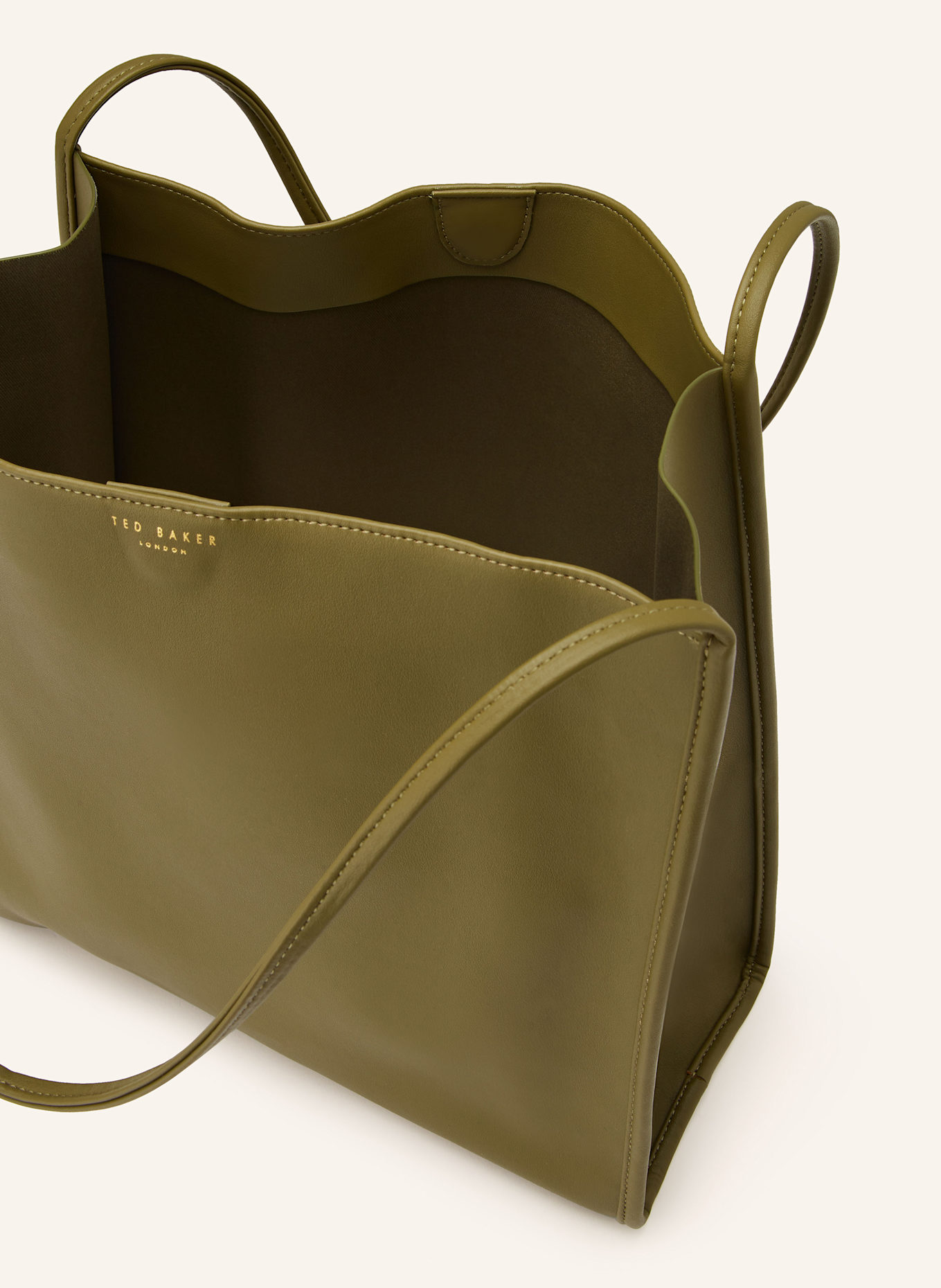 TED BAKER Shopper BRYNN: KHAKI / GOLD