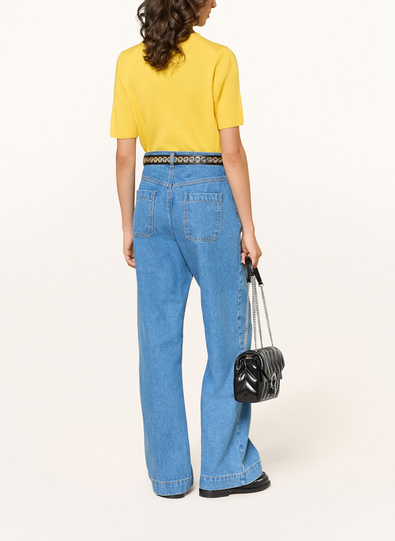 SANDRO Strickshirt: GELB