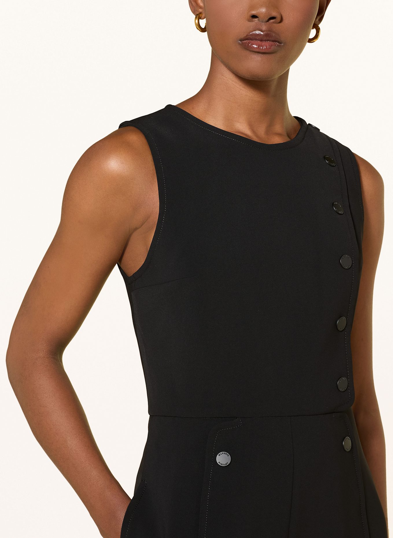 CLAUDIE PIERLOT Jumpsuit: SCHWARZ