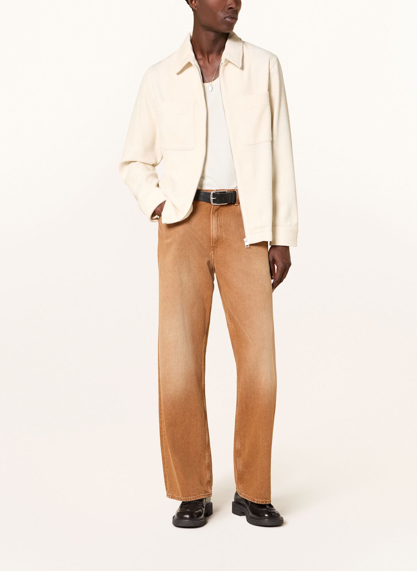 SANDRO Cord-Overjacket: ECRU