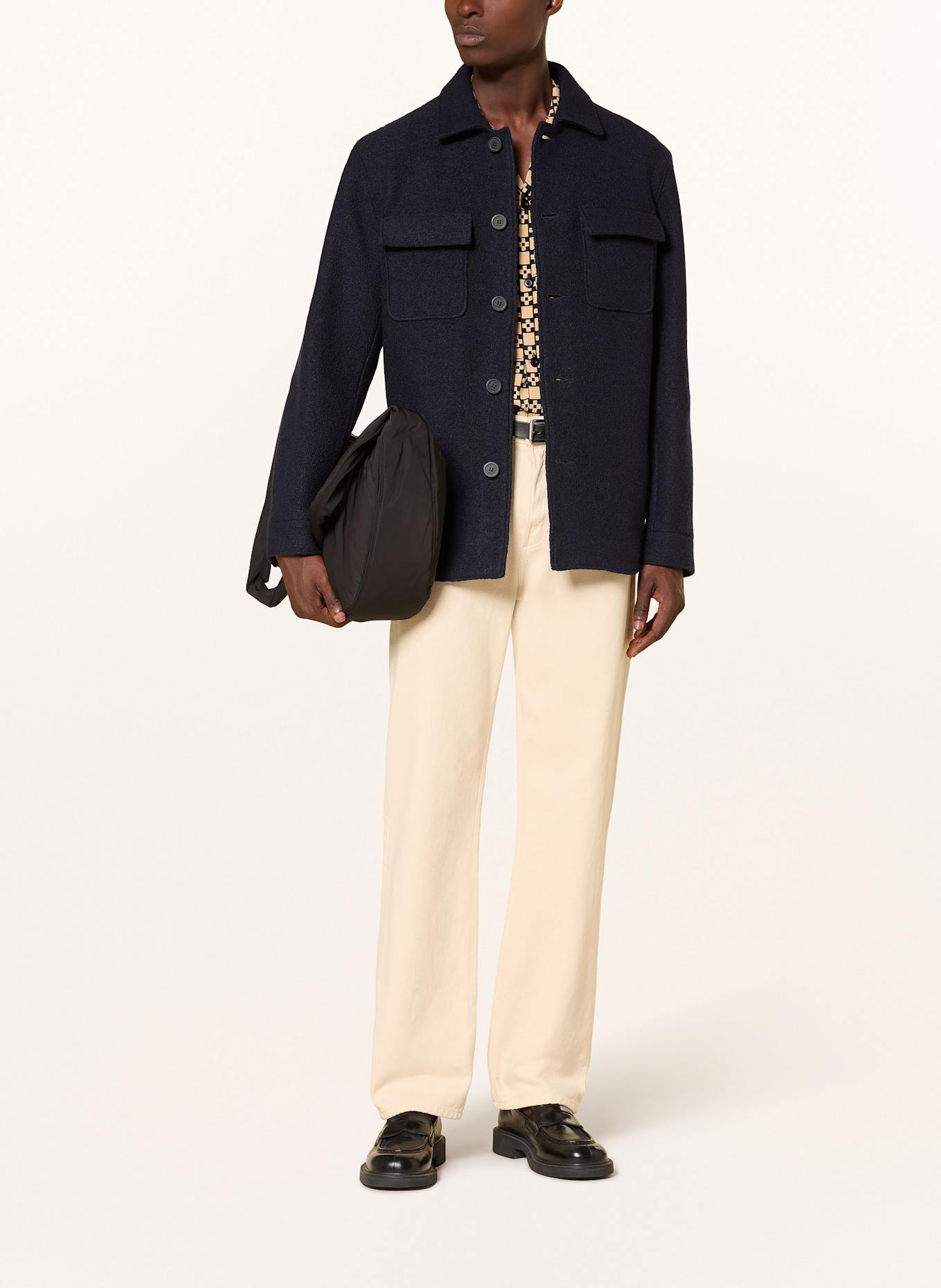 SANDRO Overjacket: DUNKELBLAU