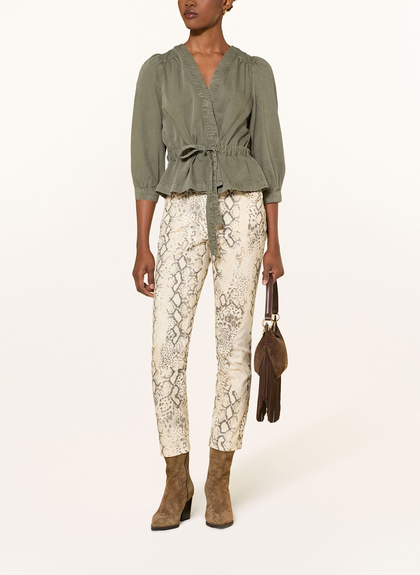 ba&sh Jeans STINSY: CREME / BEIGE / GRAU