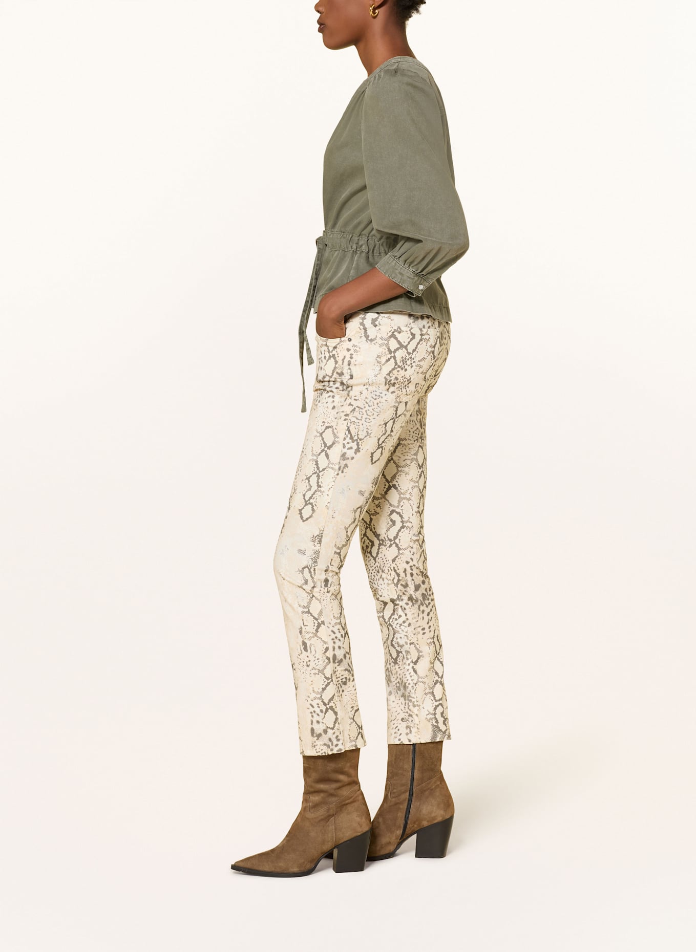 ba&sh Jeans STINSY: CREME / BEIGE / GRAU