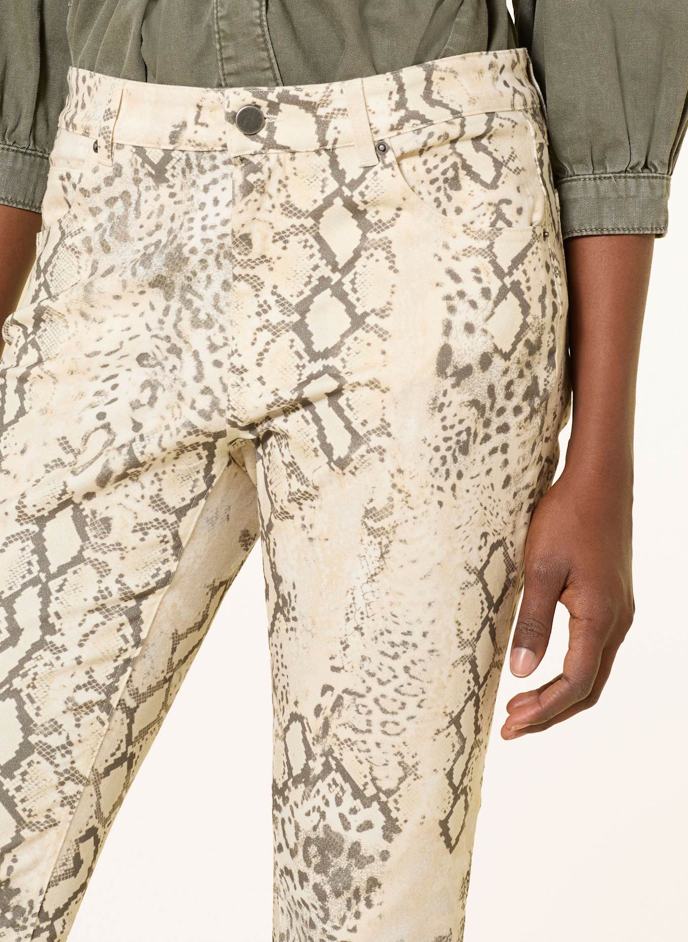 ba&sh Jeans STINSY: CREME / BEIGE / GRAU