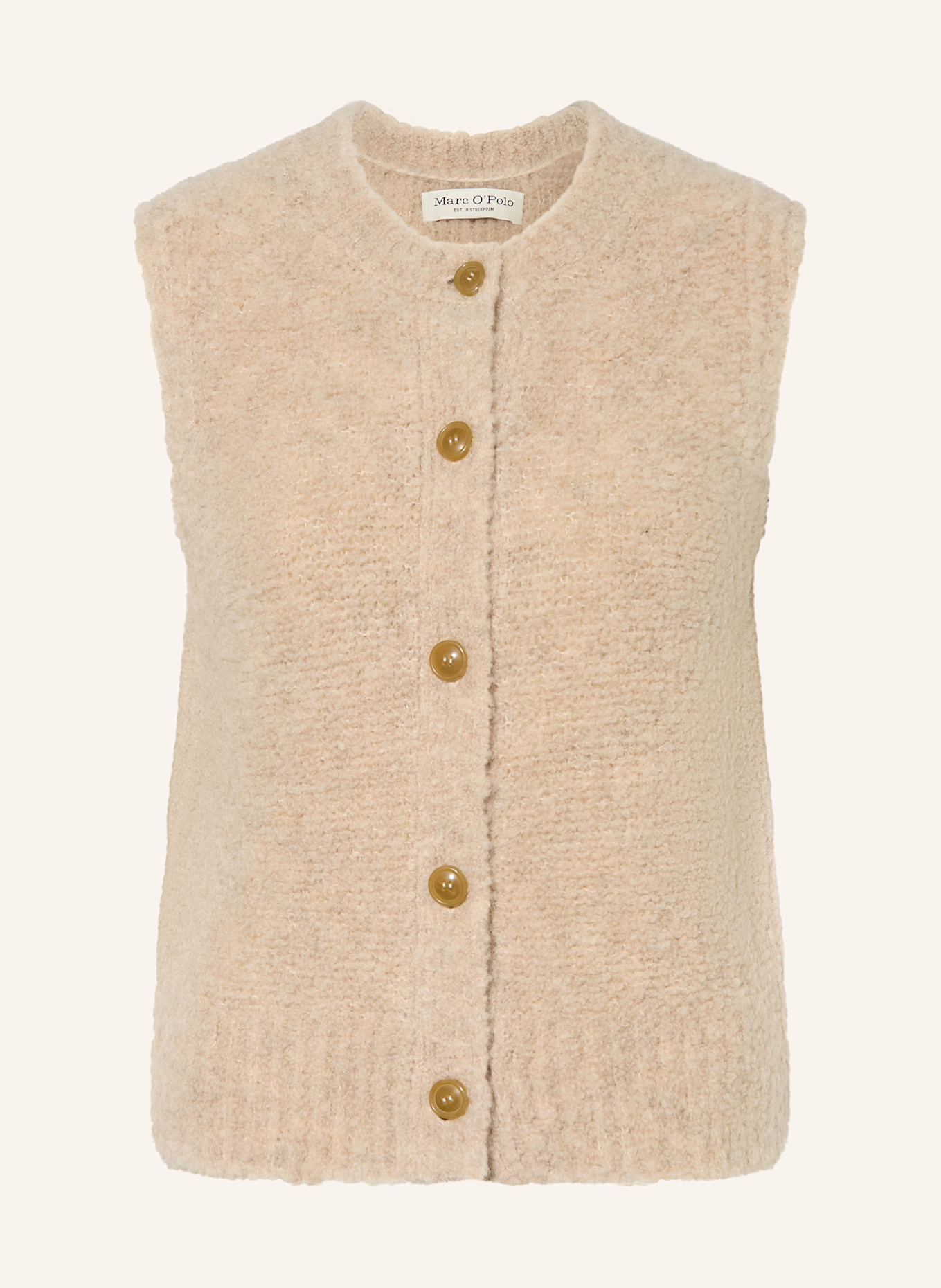 Marc O'Polo Strickweste: BEIGE