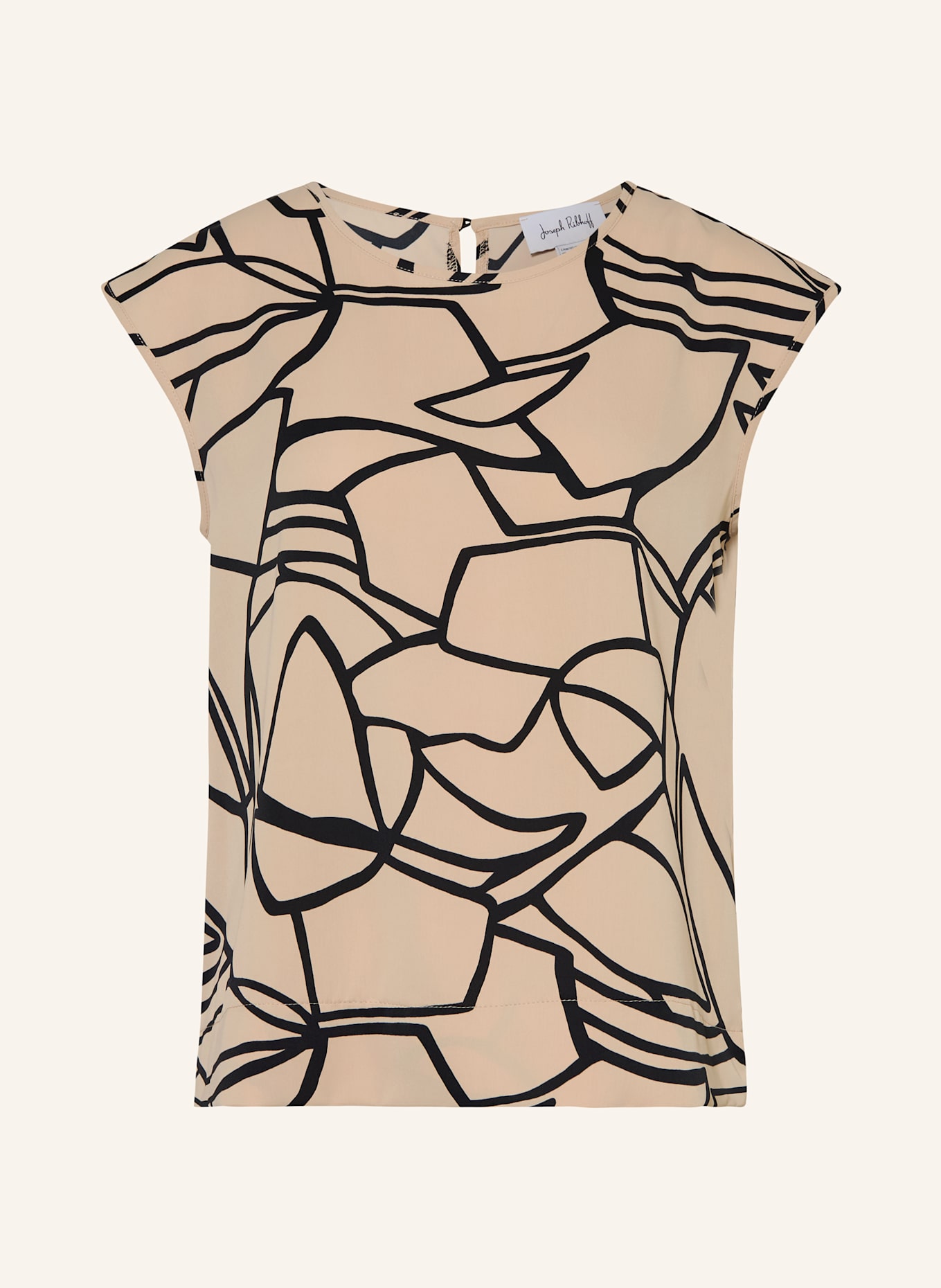 Joseph Ribkoff Blusentop: BEIGE / SCHWARZ