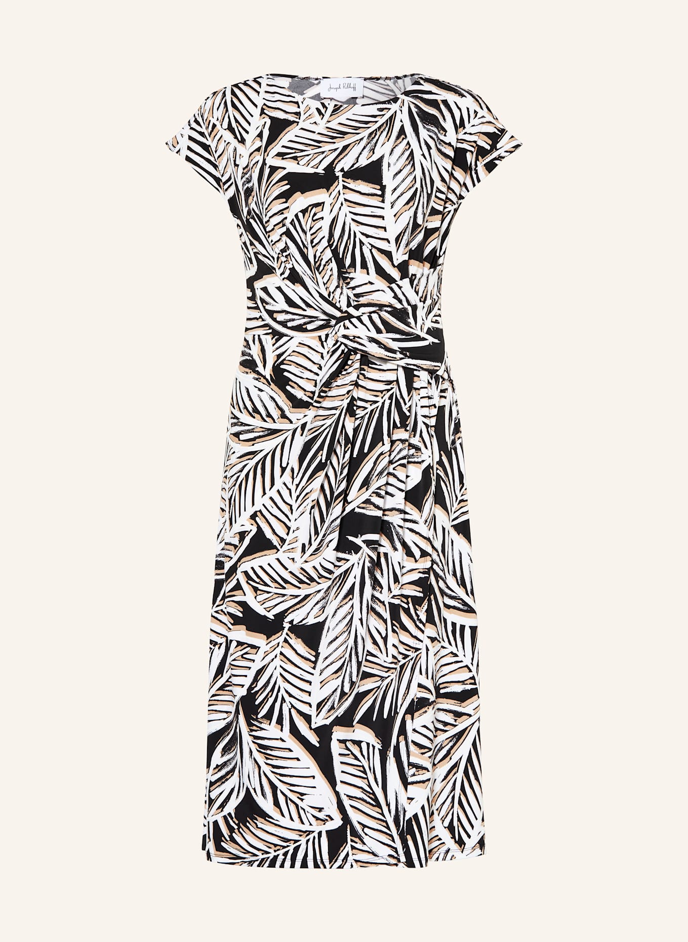 Joseph Ribkoff Etuikleid aus Jersey: BEIGE / WEISS / SCHWARZ