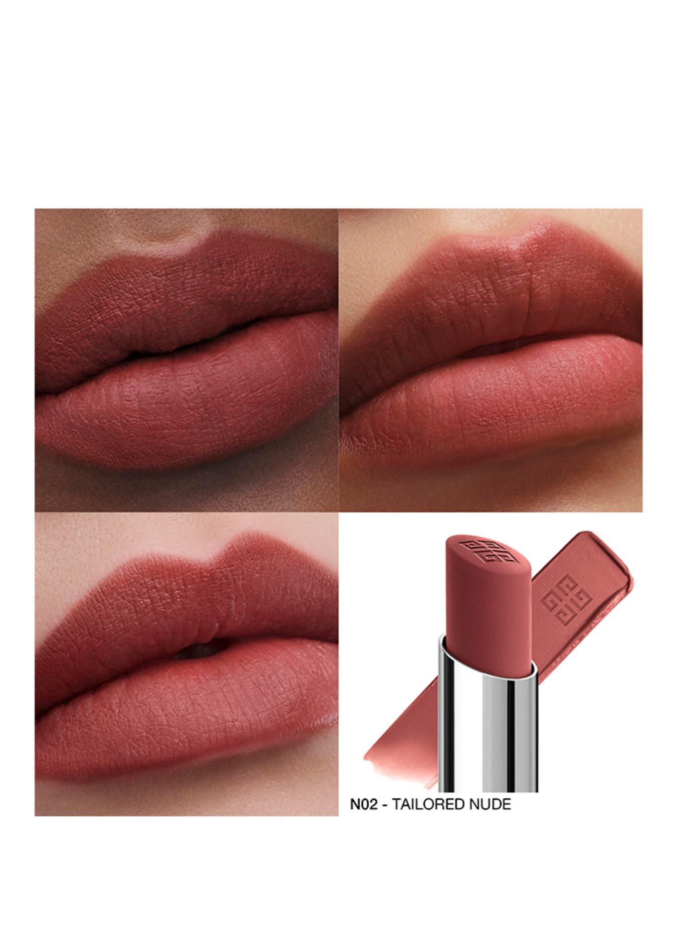GIVENCHY LE ROUGE VELVET MATTE: N02 TAILORED TWIST