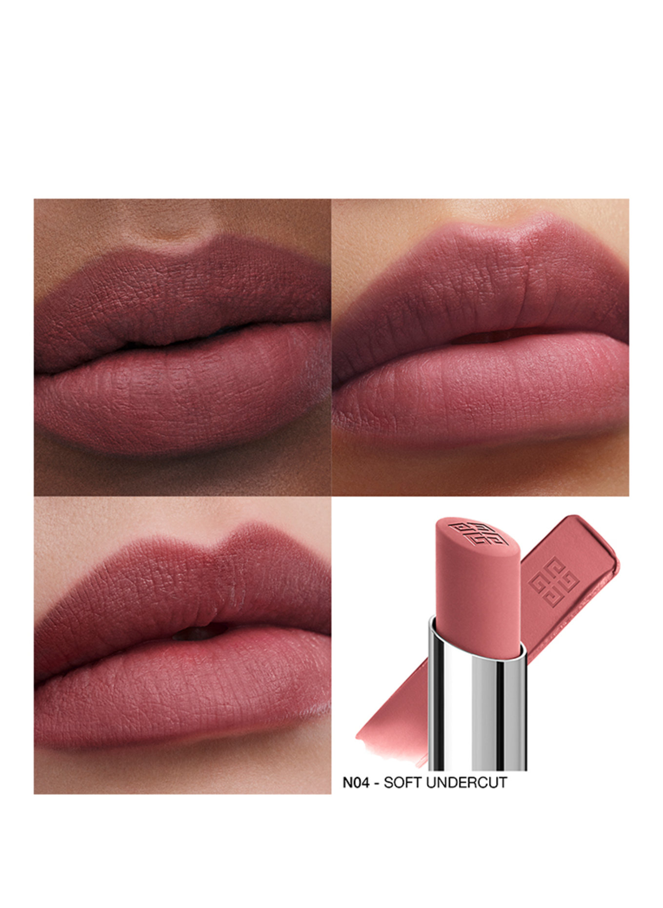 GIVENCHY LE ROUGE VELVET MATTE: N04 SOFT UNDERCUT