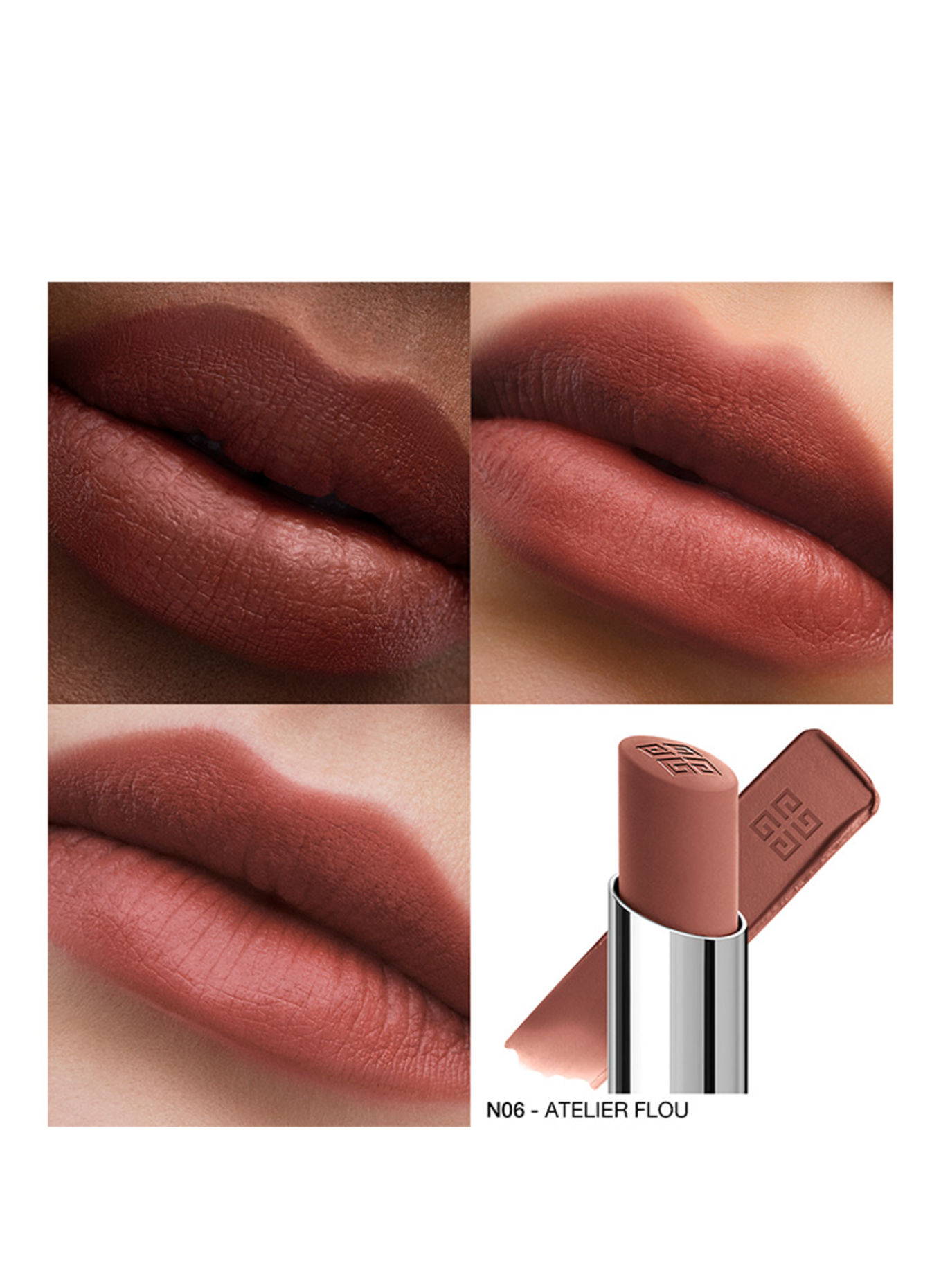 GIVENCHY LE ROUGE VELVET MATTE: N06 ATELIER FLOU