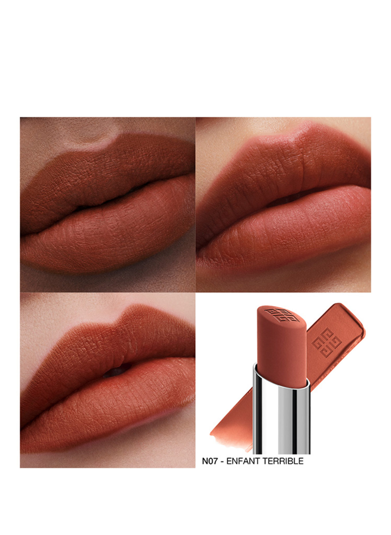 GIVENCHY LE ROUGE VELVET MATTE: N07 FLUSHED ORGANZA