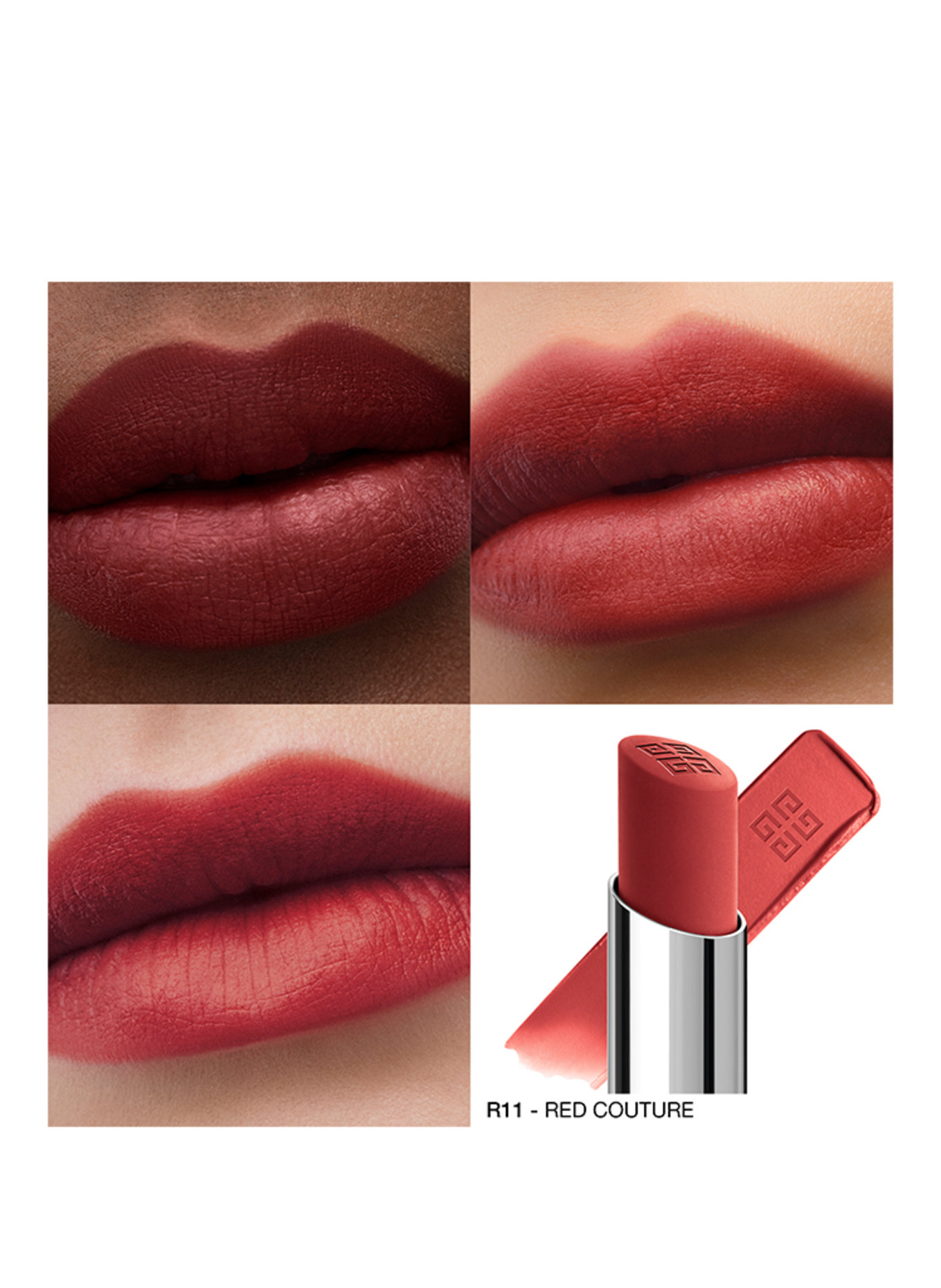 GIVENCHY LE ROUGE VELVET MATTE: R11 RED COUTURE