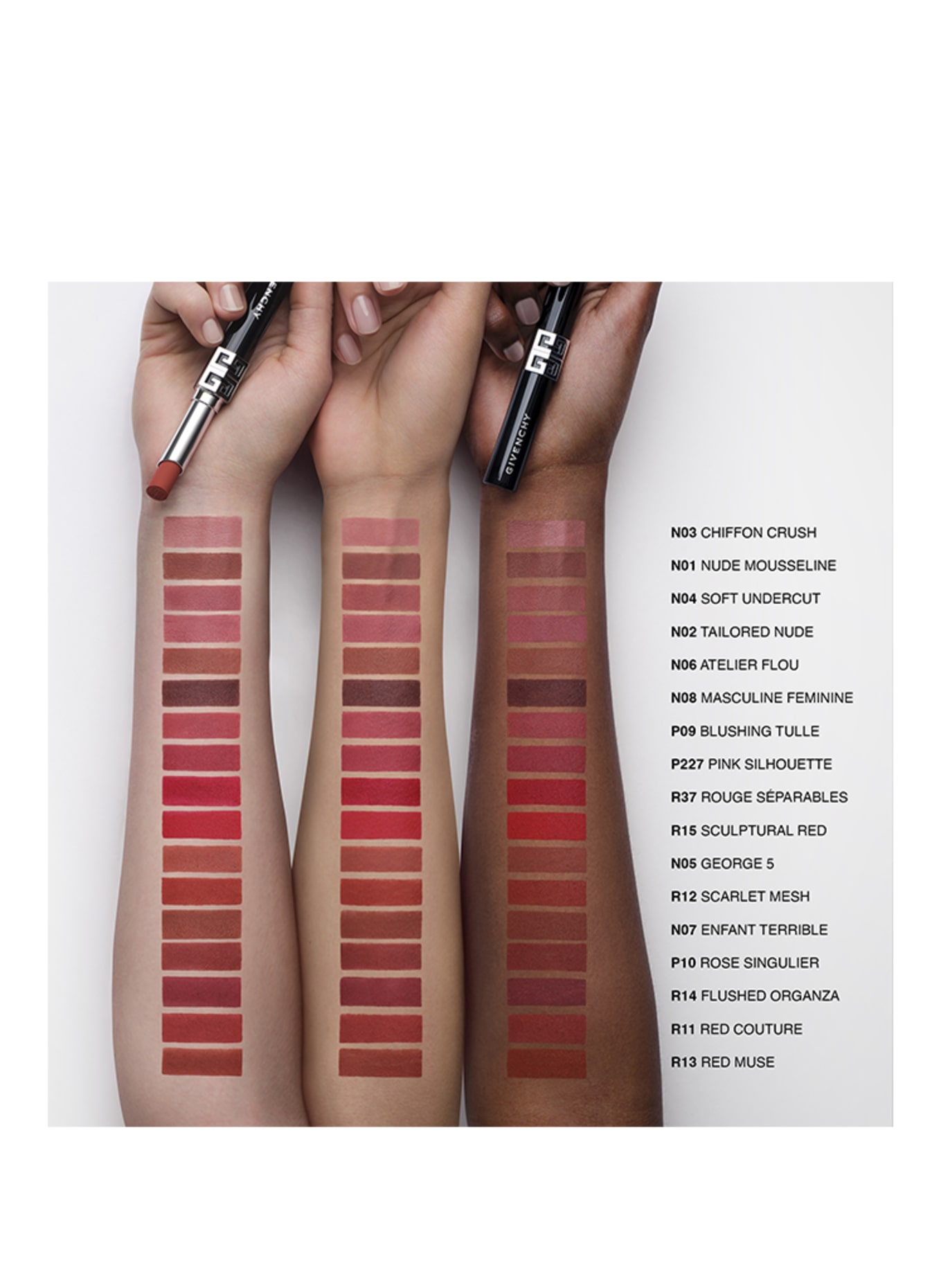 GIVENCHY LE ROUGE VELVET MATTE: R12 SCARLET MESH