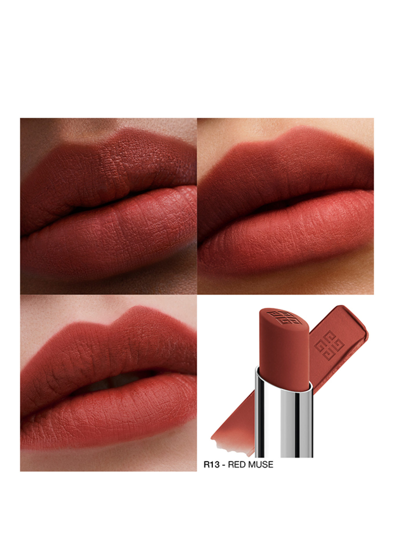 GIVENCHY LE ROUGE VELVET MATTE: R13 RED MUSE