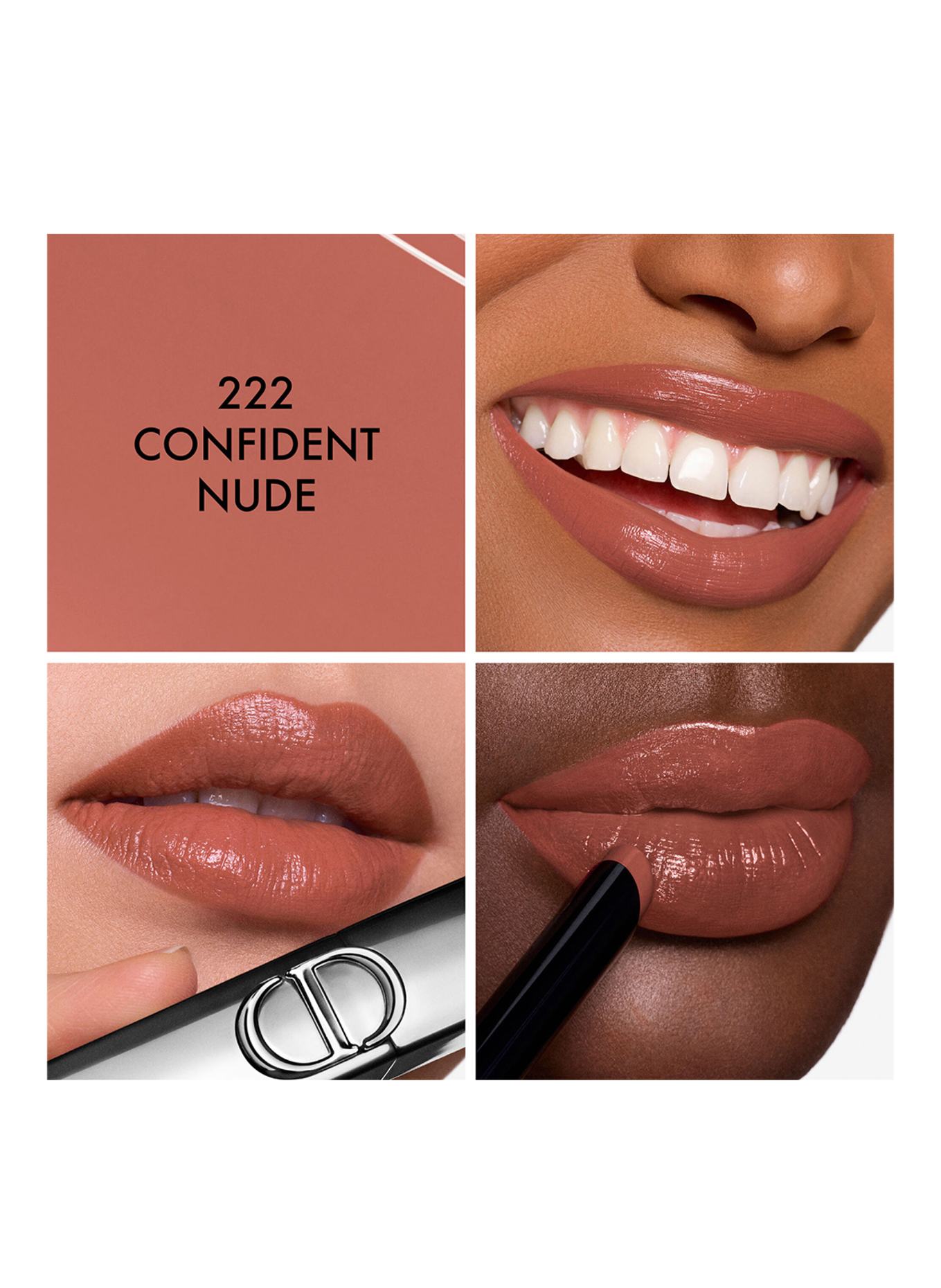 DIOR ROUGE DIOR SUR SCÈNE: 222 CONFIDENT NUDE
