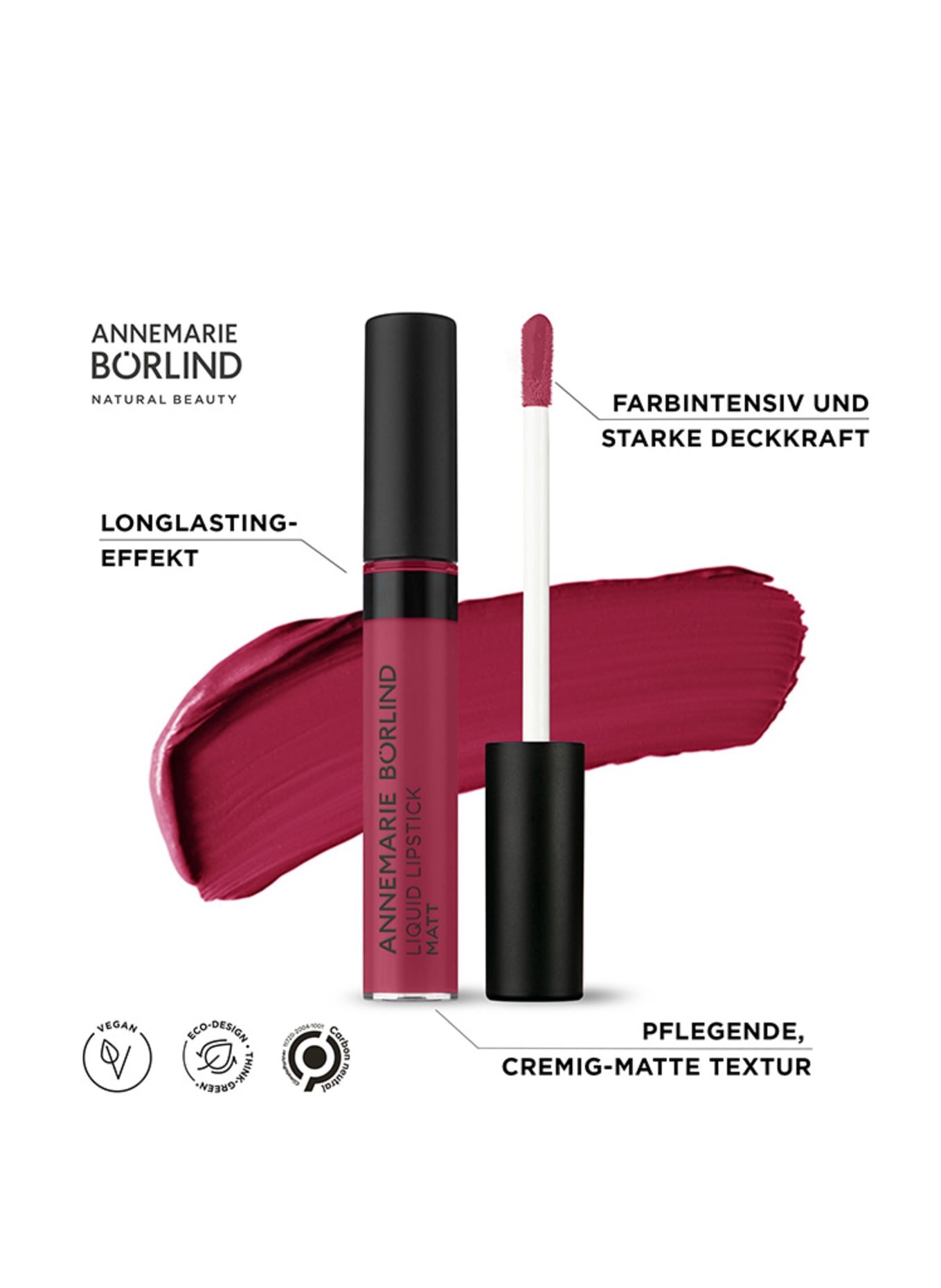 ANNEMARIE BÖRLIND FLÜSSIGER LIPPENSTIFT: ROSEWOOD