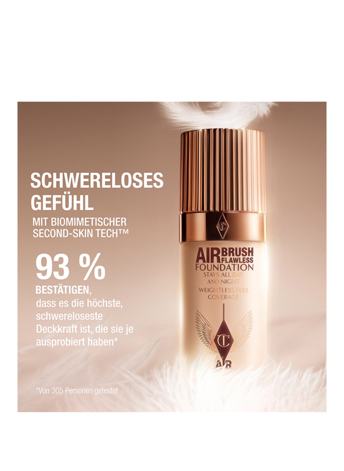 Charlotte Tilbury AIRBRUSH FLAWLESS FOUNDATION: 2 NEUTRAL