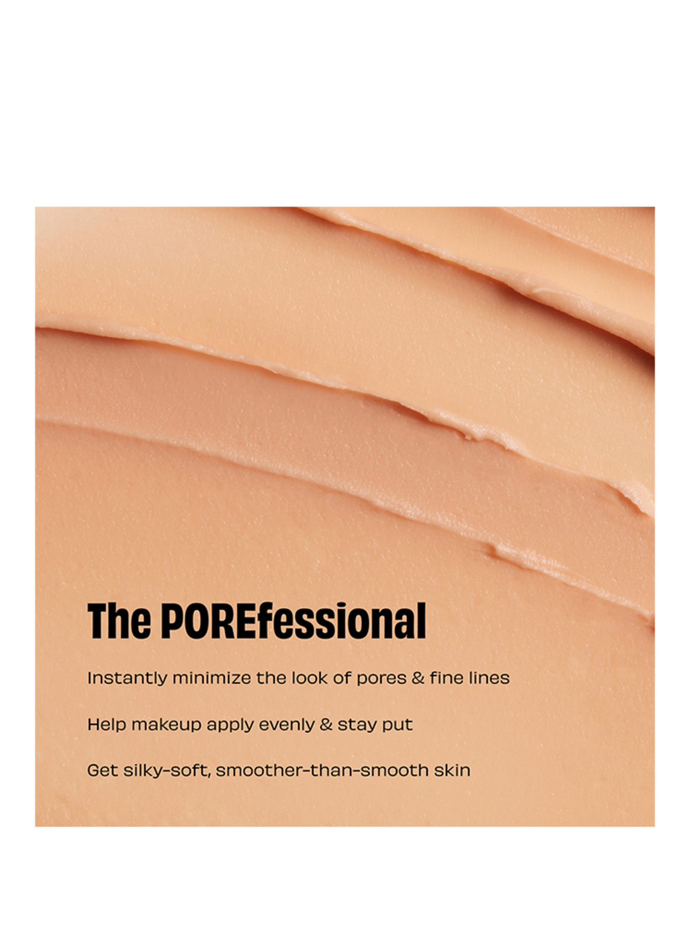 benefit THE POREfessional