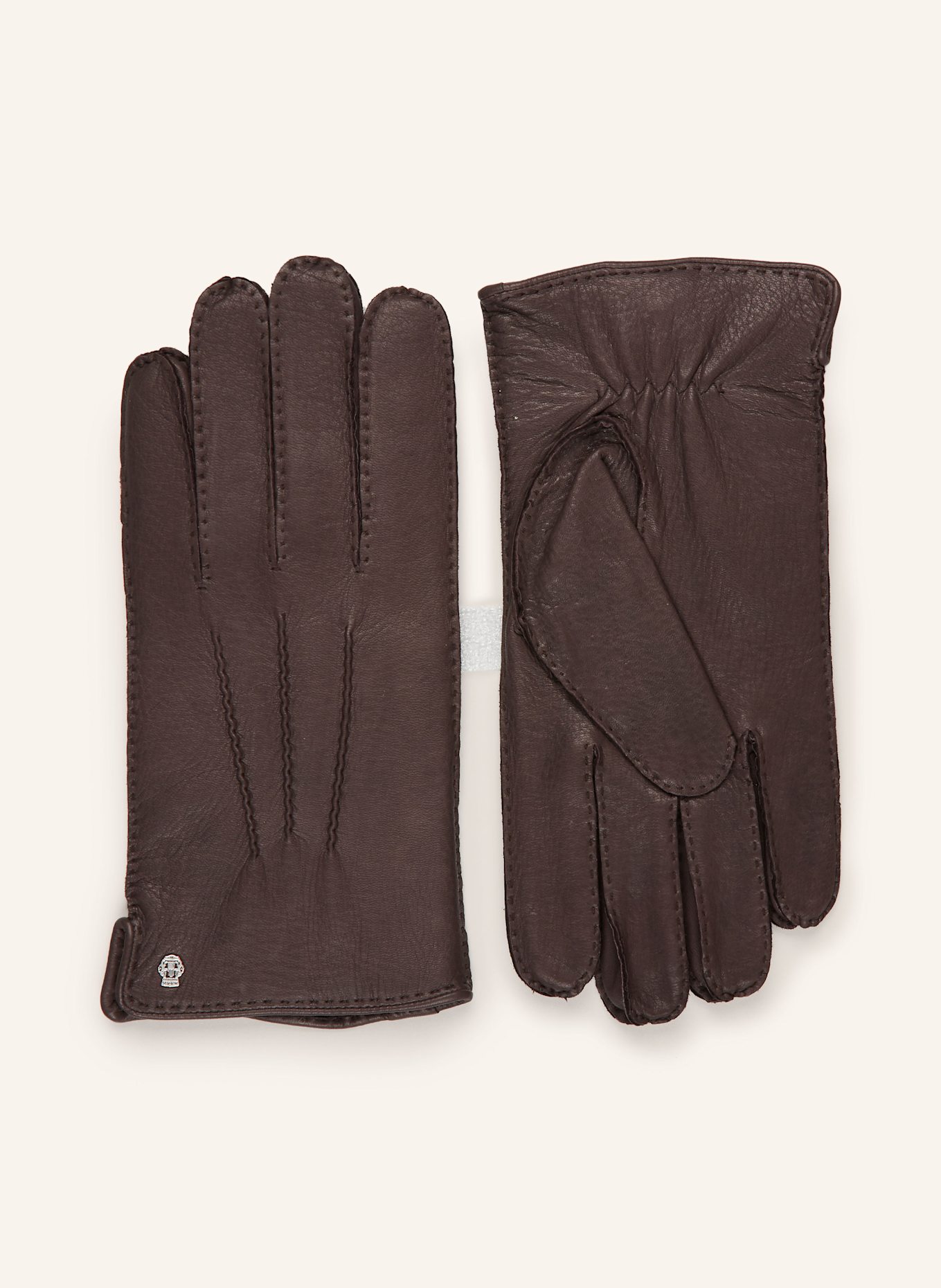 ROECKL Lederhandschuhe KLASSIKER: DUNKELBRAUN
