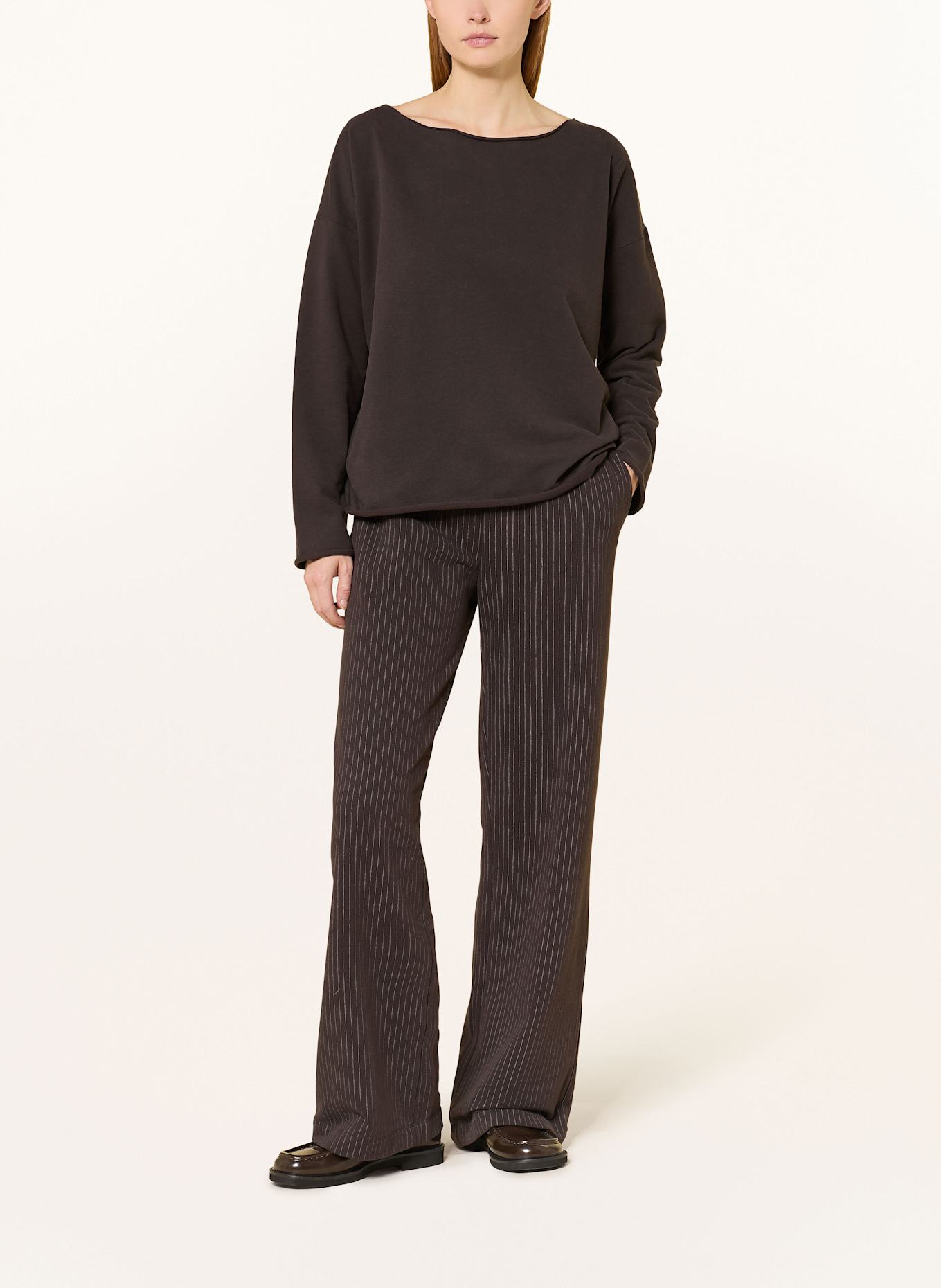 Juvia Sweatshirt: DUNKELBRAUN