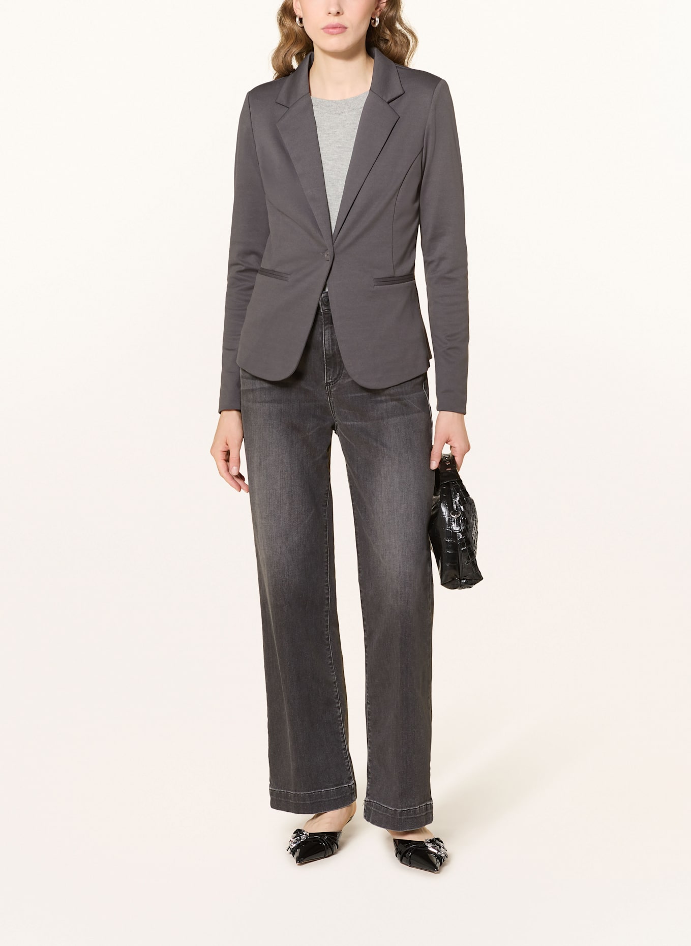 ICHI Jerseyblazer IHKATE: DUNKELBLAU