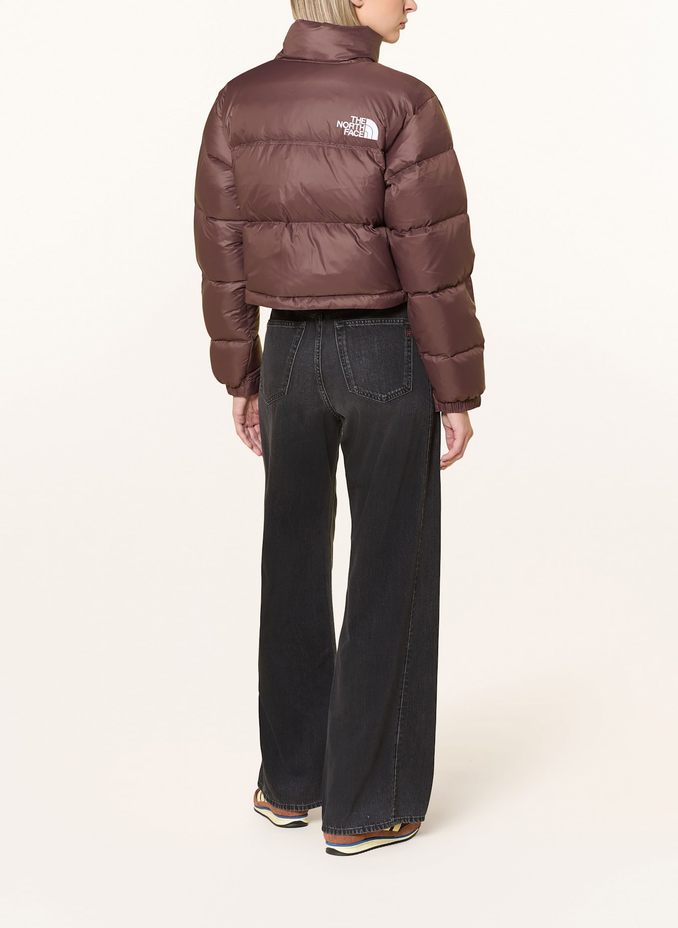 THE NORTH FACE Cropped-Daunenjacke: BRAUN