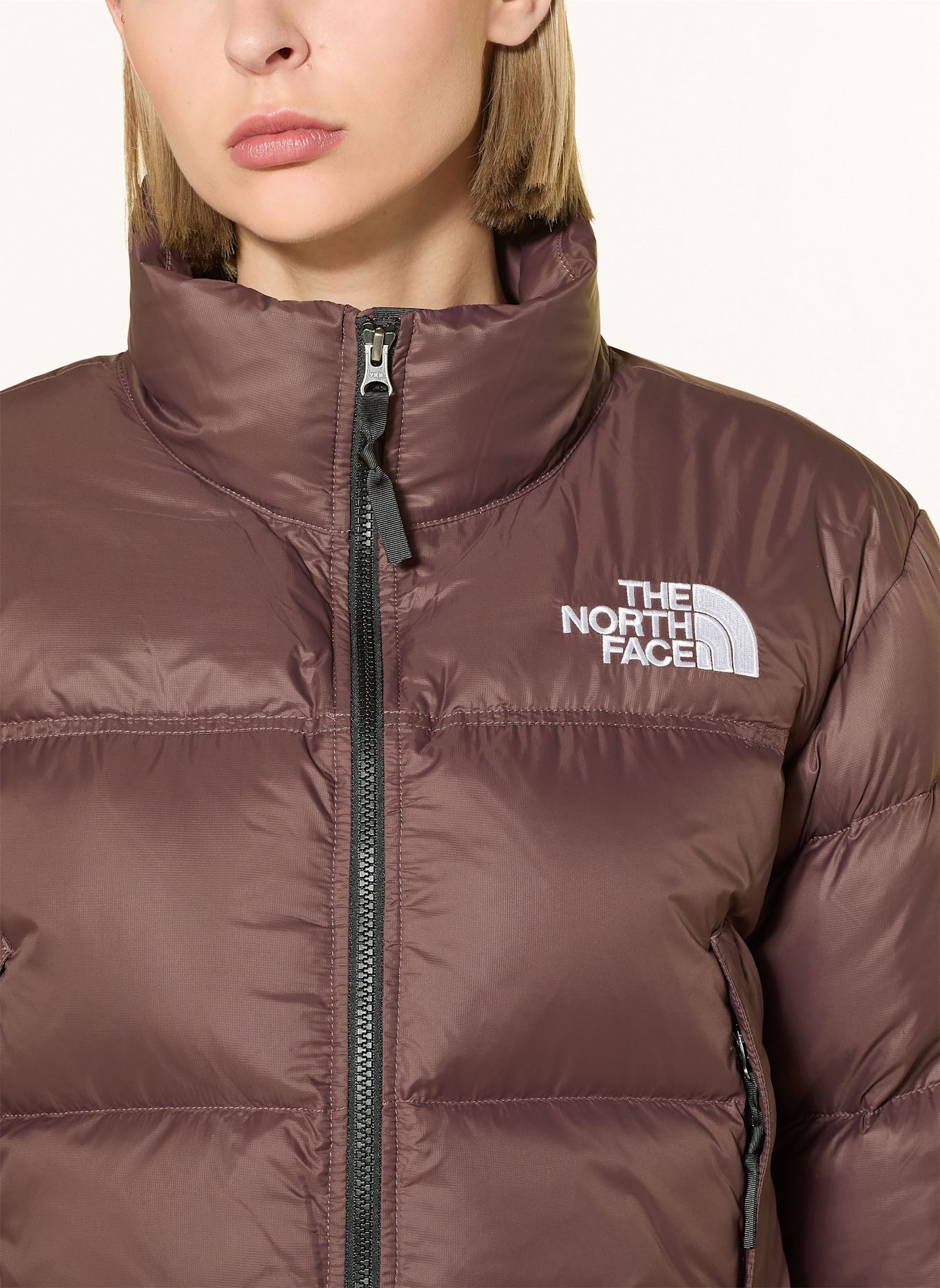 THE NORTH FACE Cropped-Daunenjacke: BRAUN