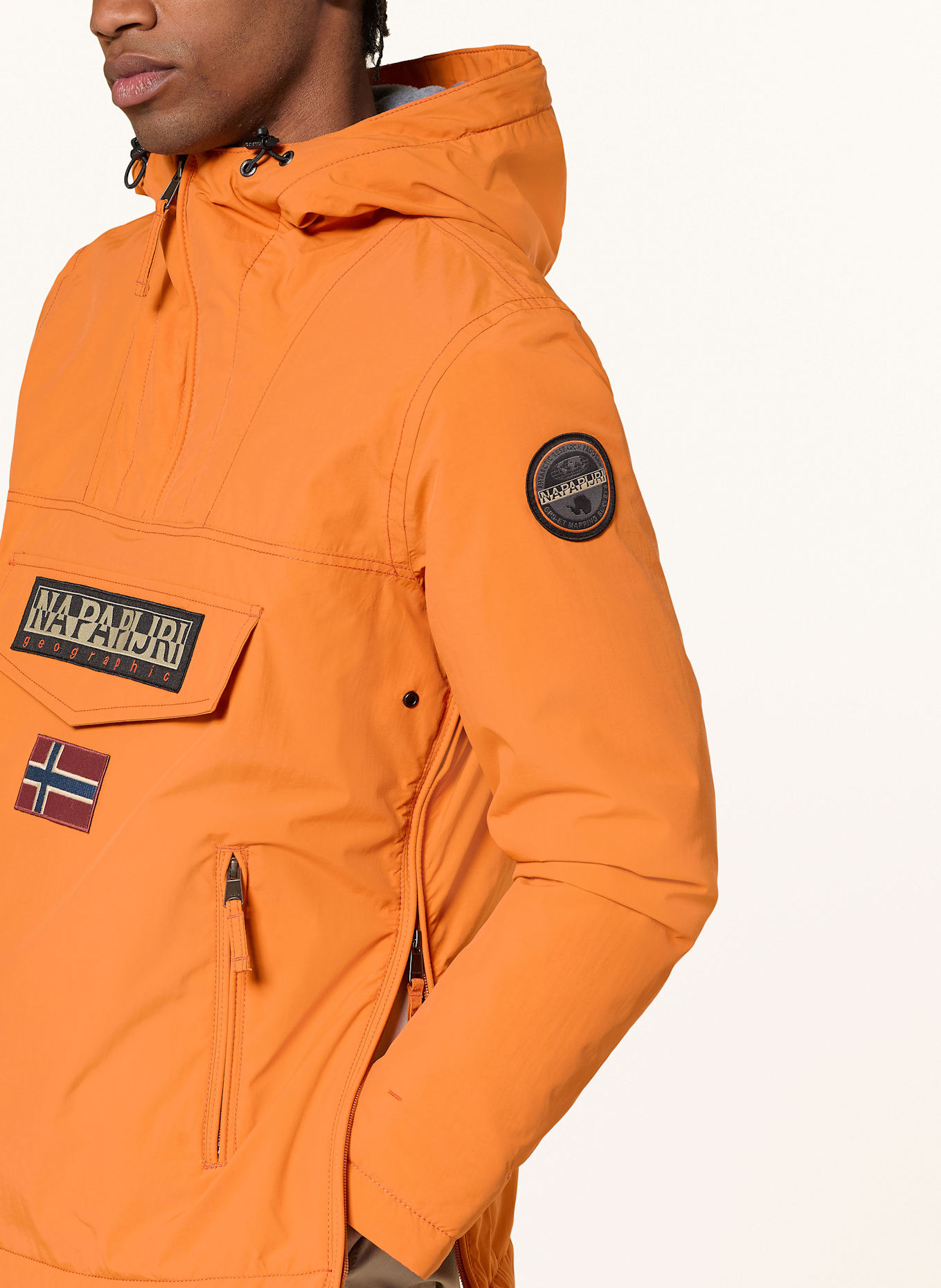 NAPAPIJRI Schlupfjacke RAINFOREST POCKET 2: ORANGE