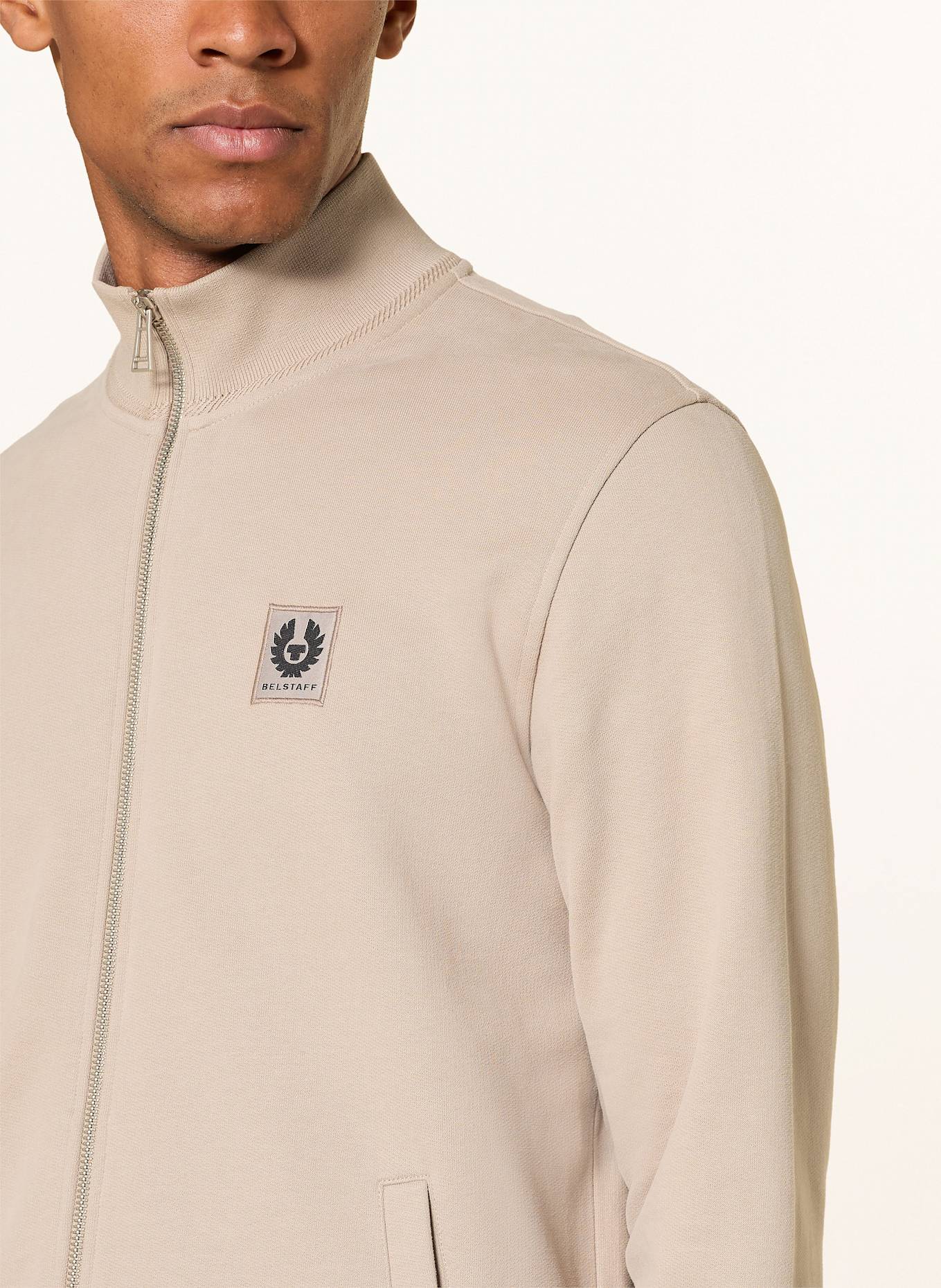 BELSTAFF Sweat jacket: LIGHT GRAY