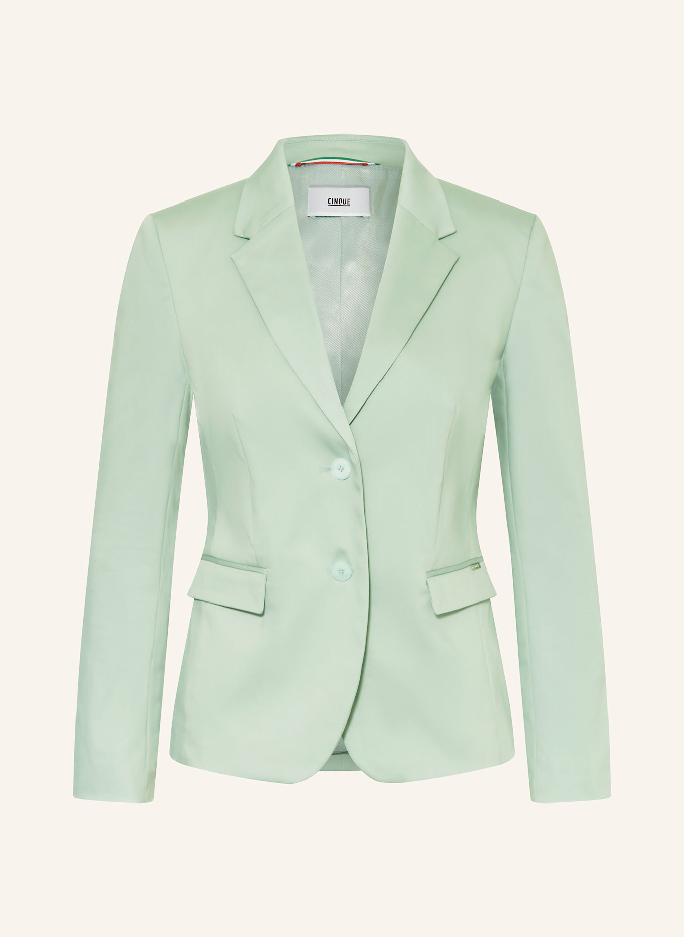 CINQUE Jacquard blazer CILARNI: LIGHT GREEN