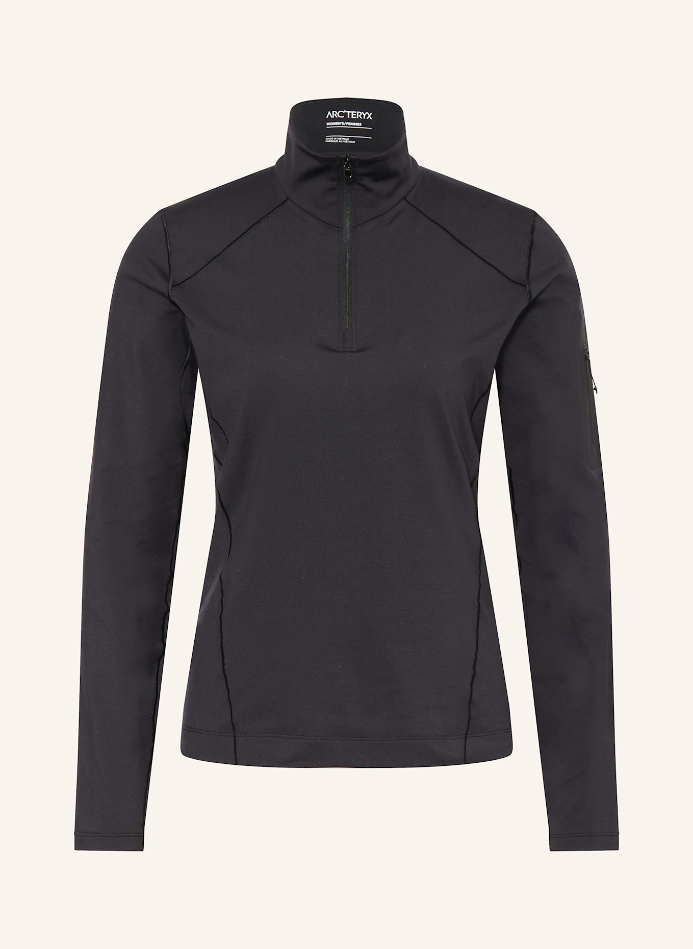 ARC'TERYX Midlayer RHO: SCHWARZ