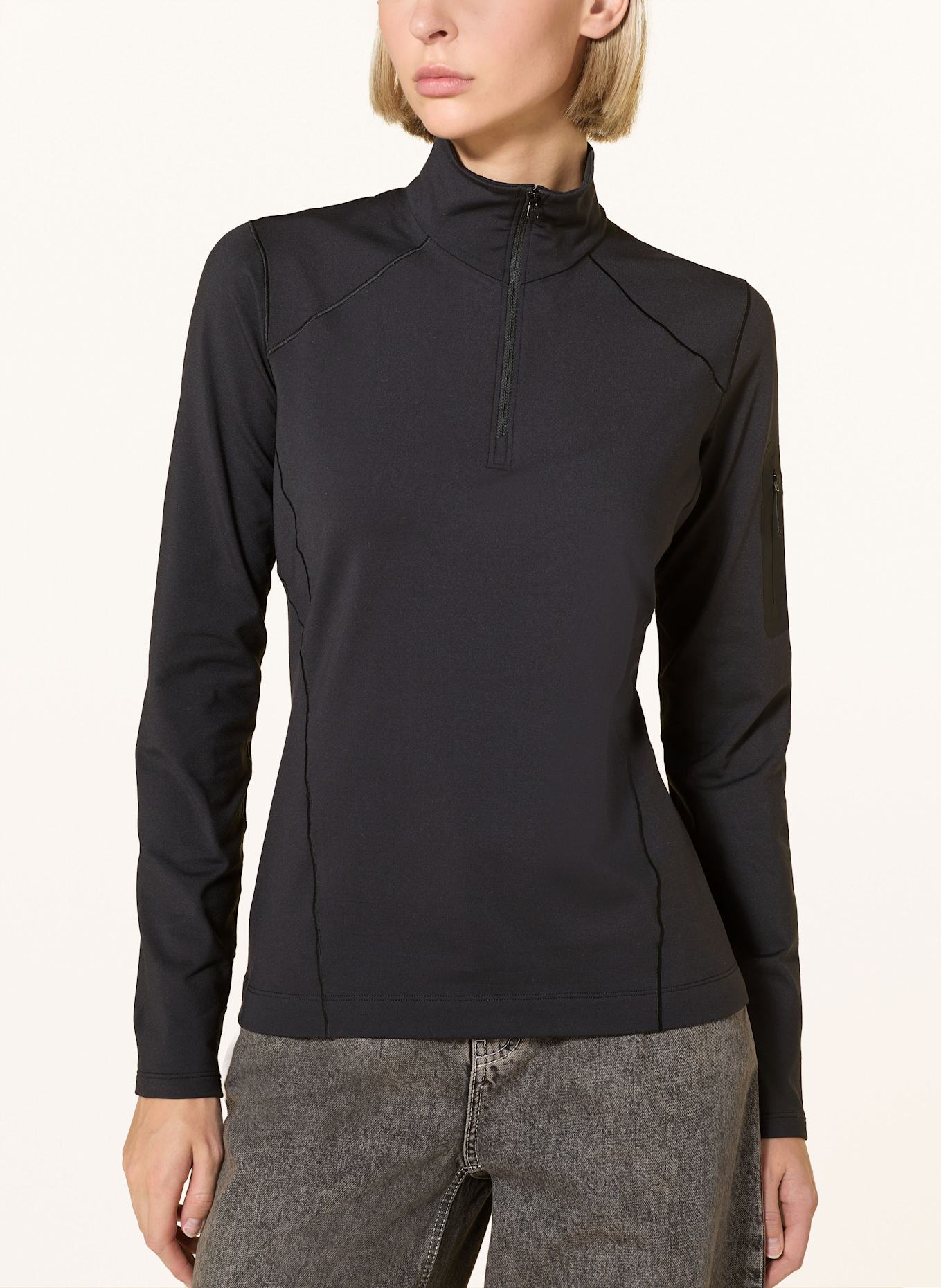 ARC'TERYX Midlayer RHO: SCHWARZ