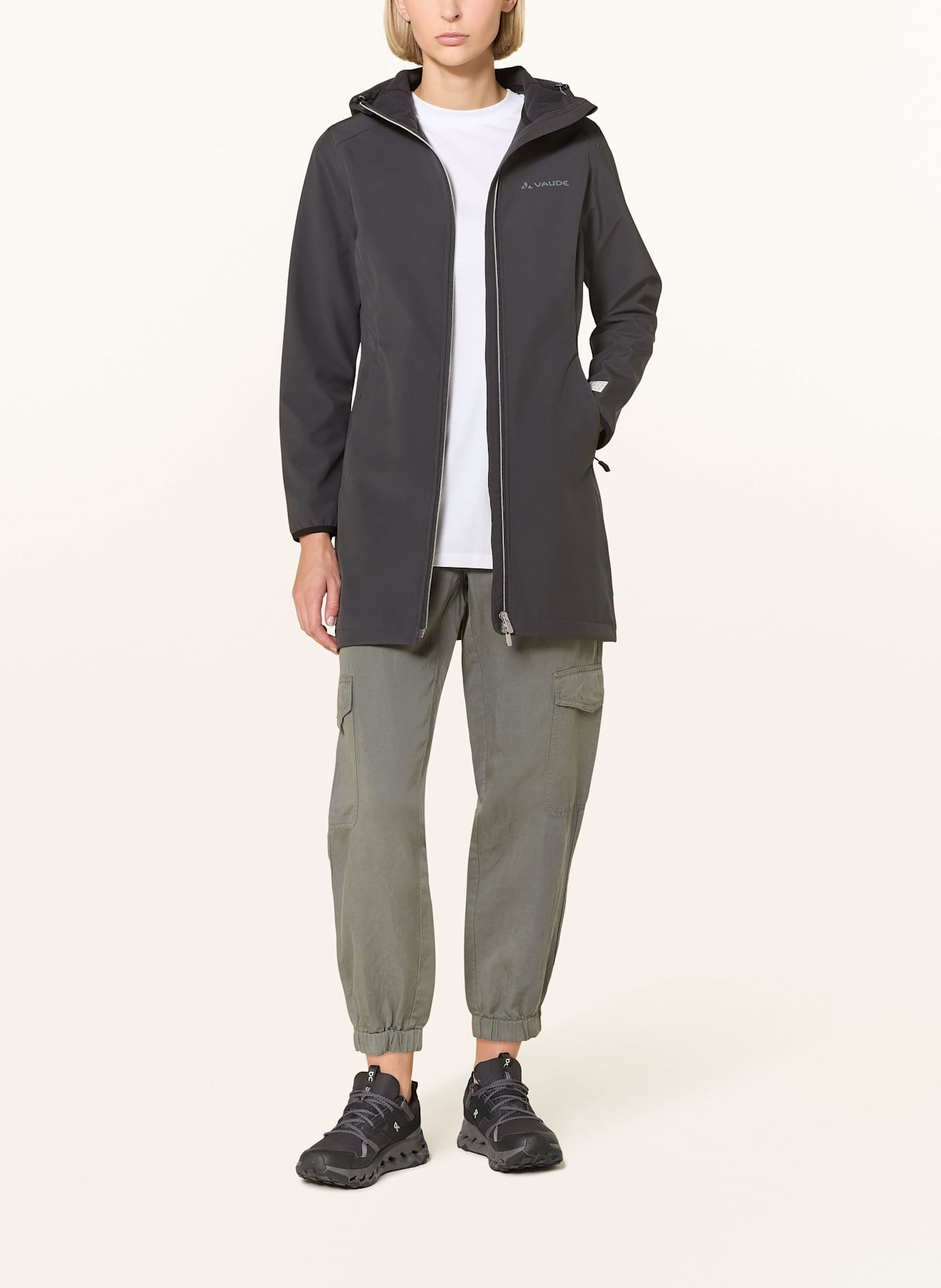 VAUDE Parka MOENA: DUNKELGRAU