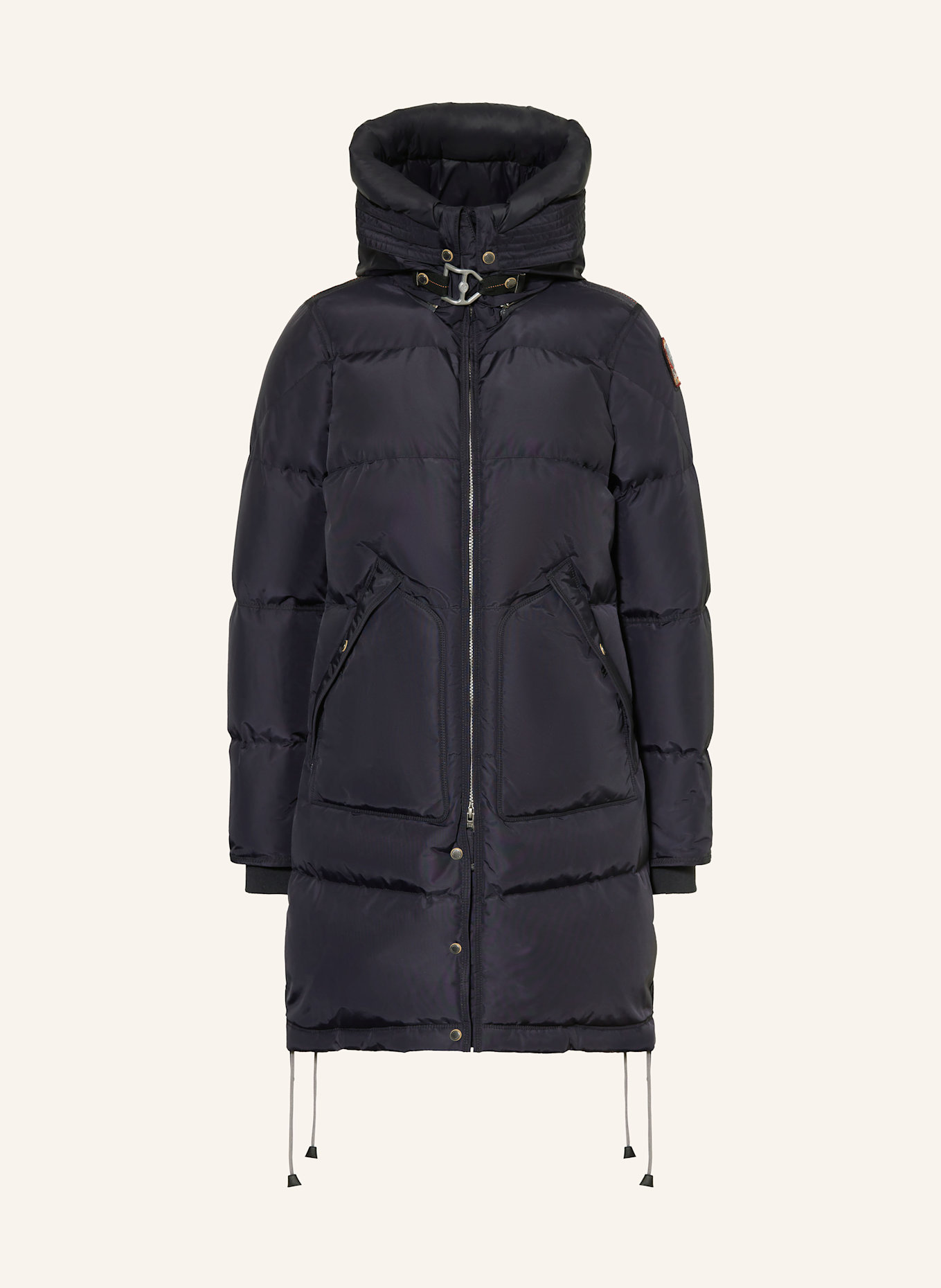 PARAJUMPERS Daunenmantel LONG BEAR mit abnehmbarer Kapuze: DUNKELBLAU