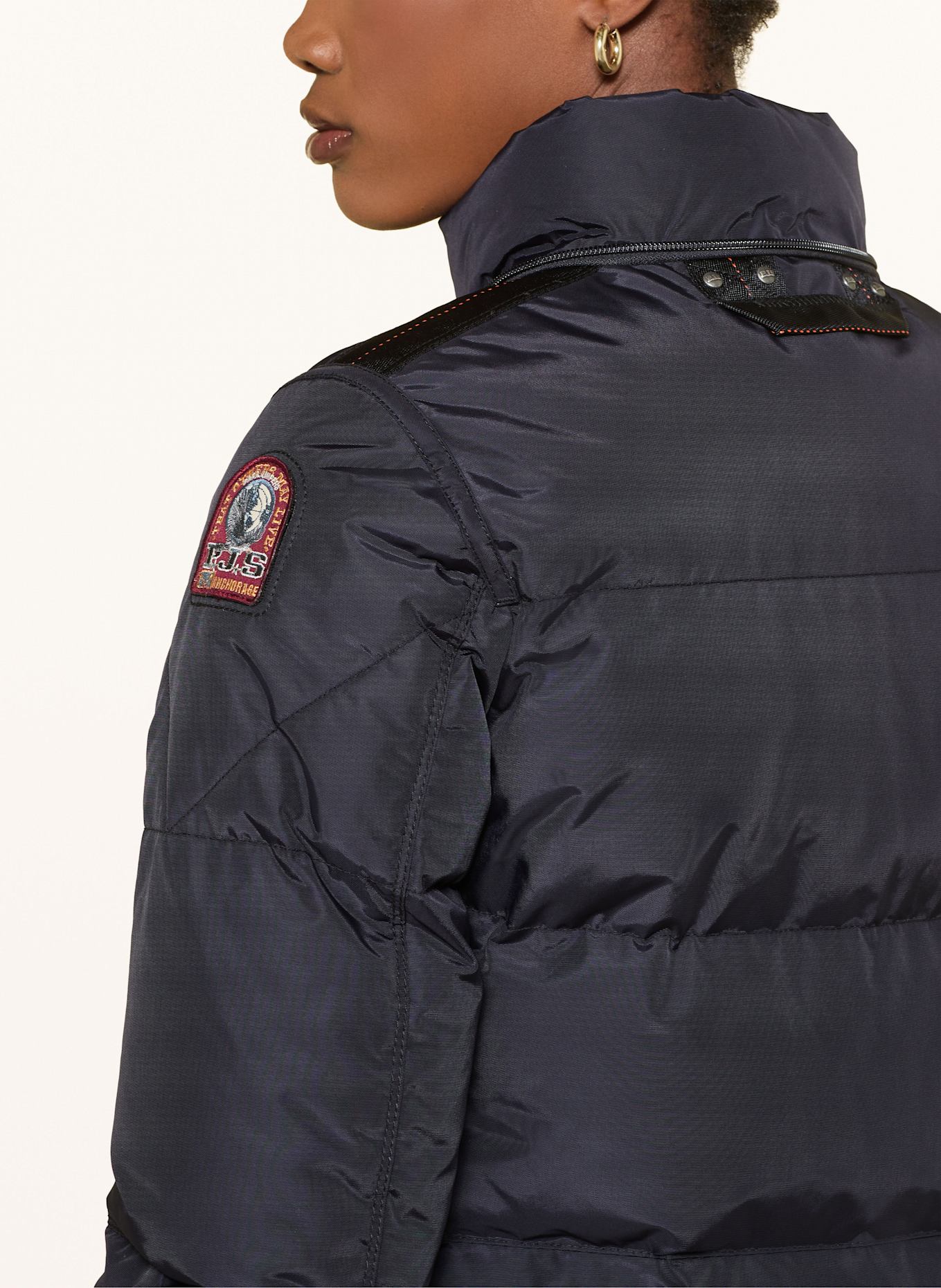 PARAJUMPERS Daunenmantel LONG BEAR mit abnehmbarer Kapuze: DUNKELBLAU