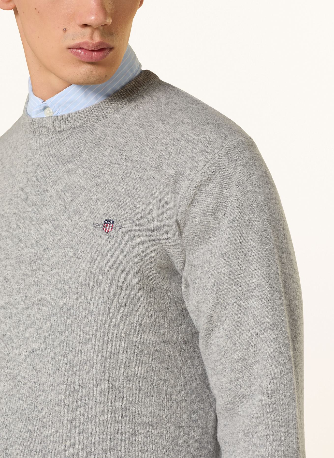 GANT Pullover: HELLGRAU