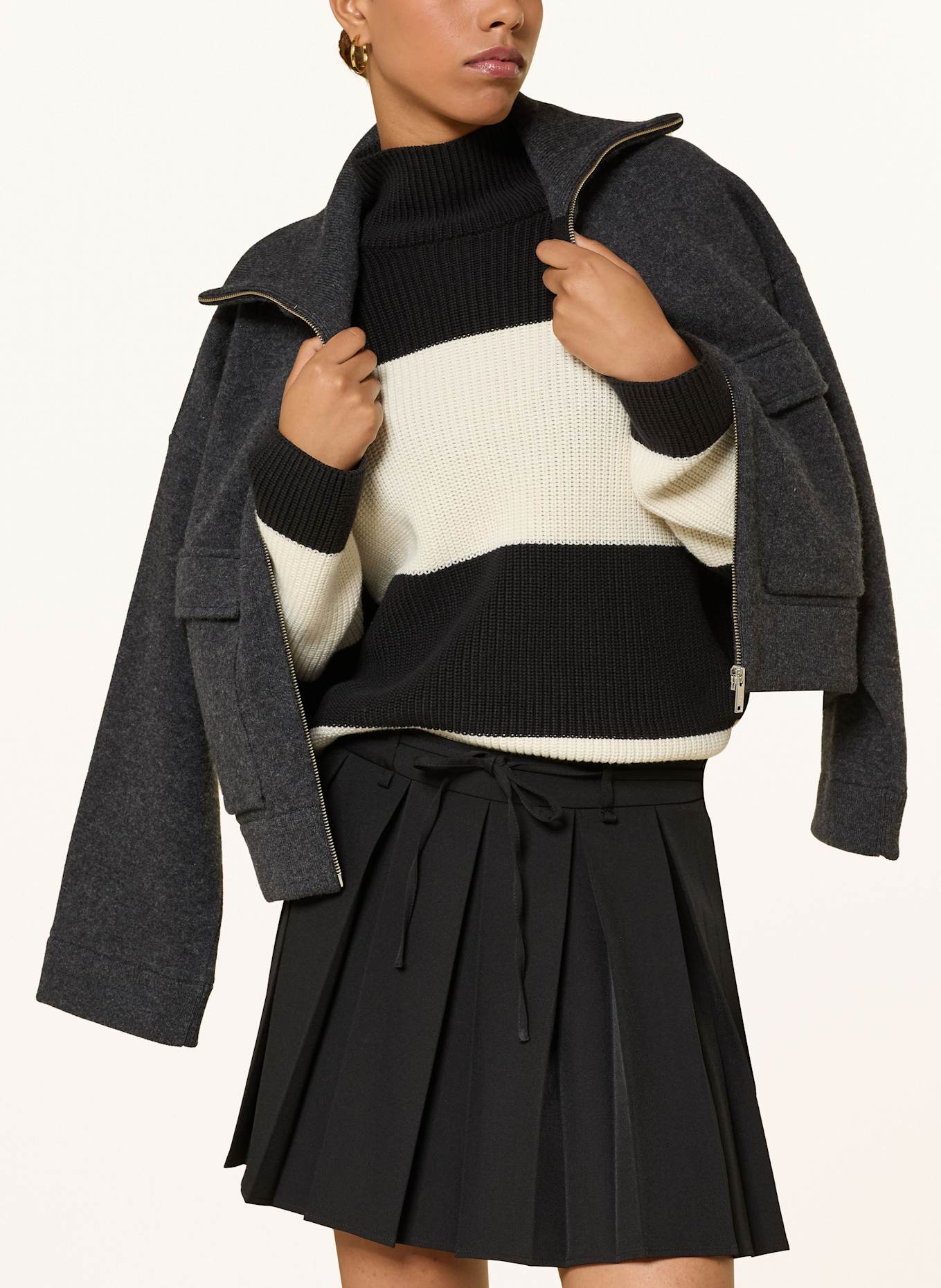 ARMEDANGELS Kardigan JOANNAA: CZIEMNOSZARY