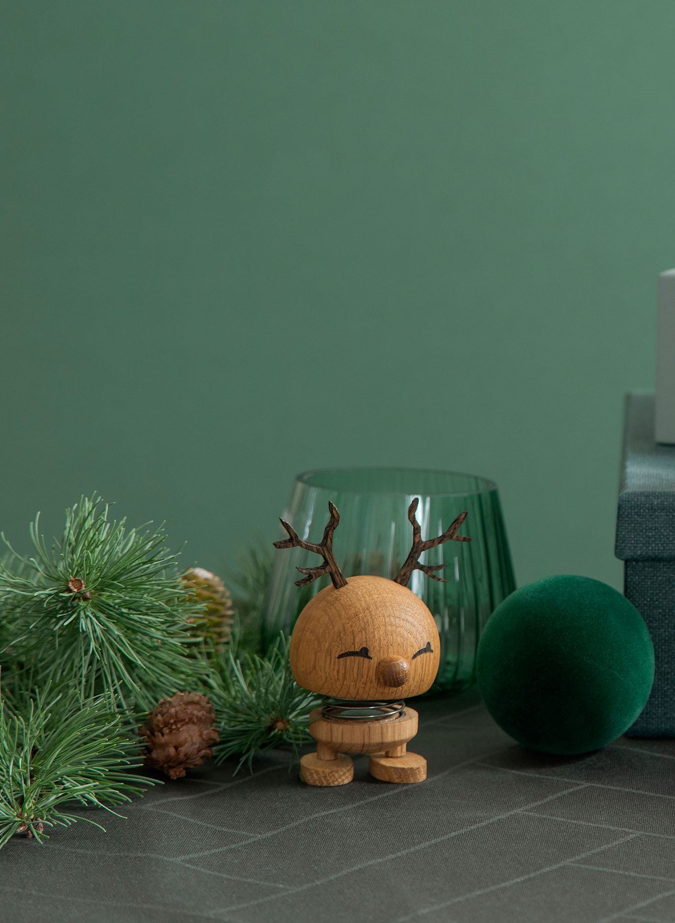 Hoptimist Dekofigur REINDEER BIMBLE MEDIUM: BRAUN