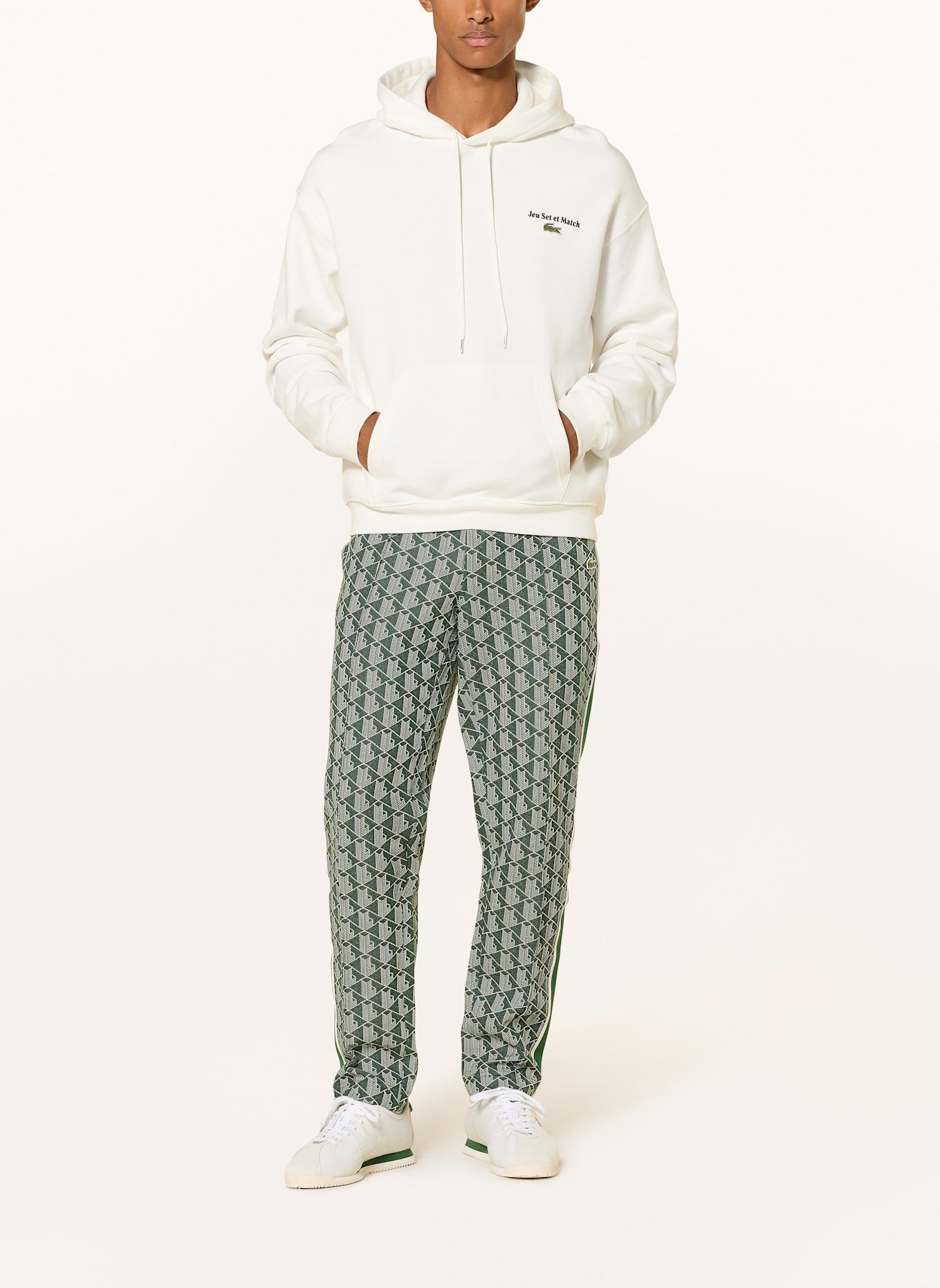 LACOSTE Track Pants: DUNKELGRÜN