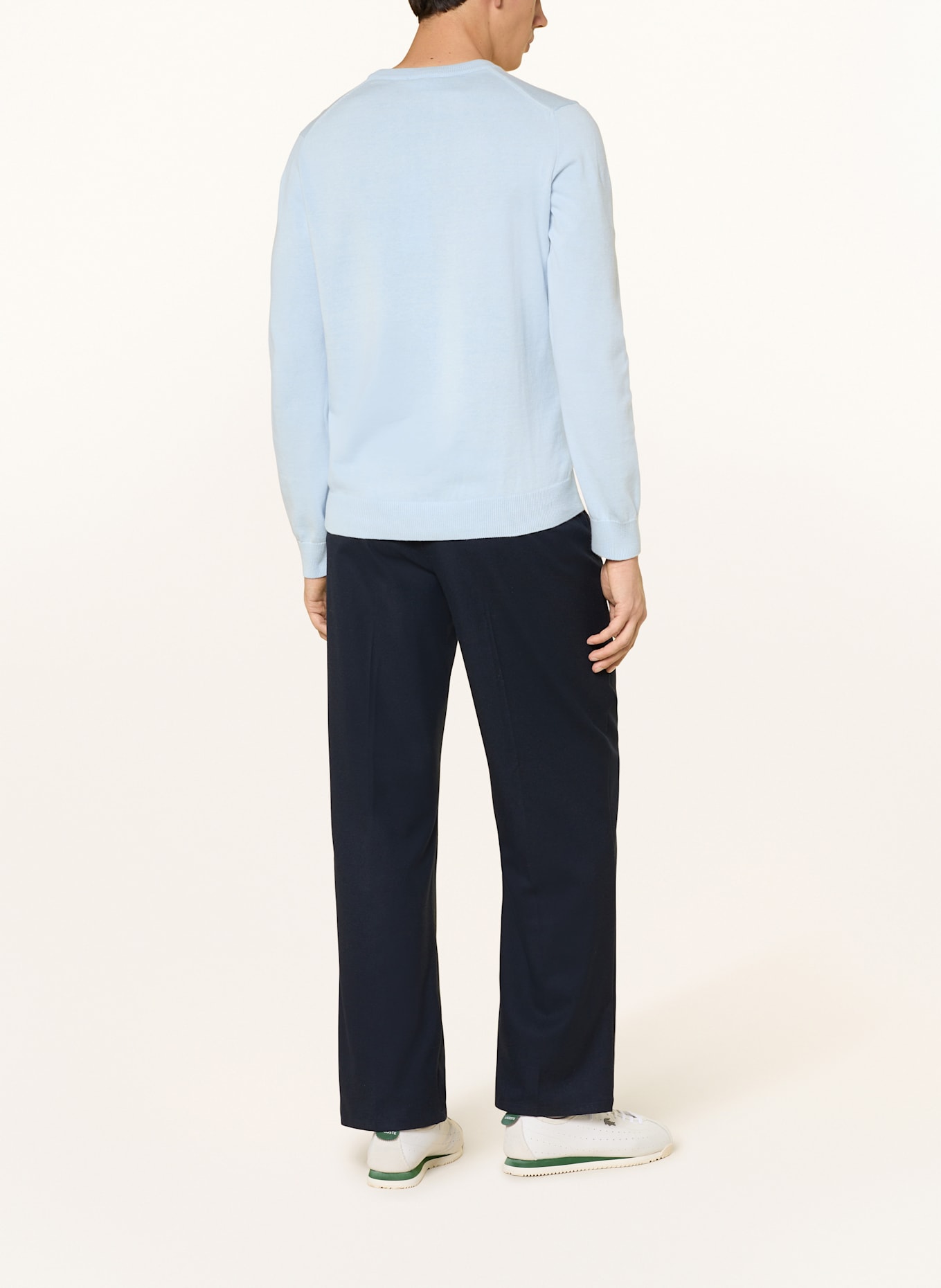LACOSTE Sweater: LIGHT BLUE