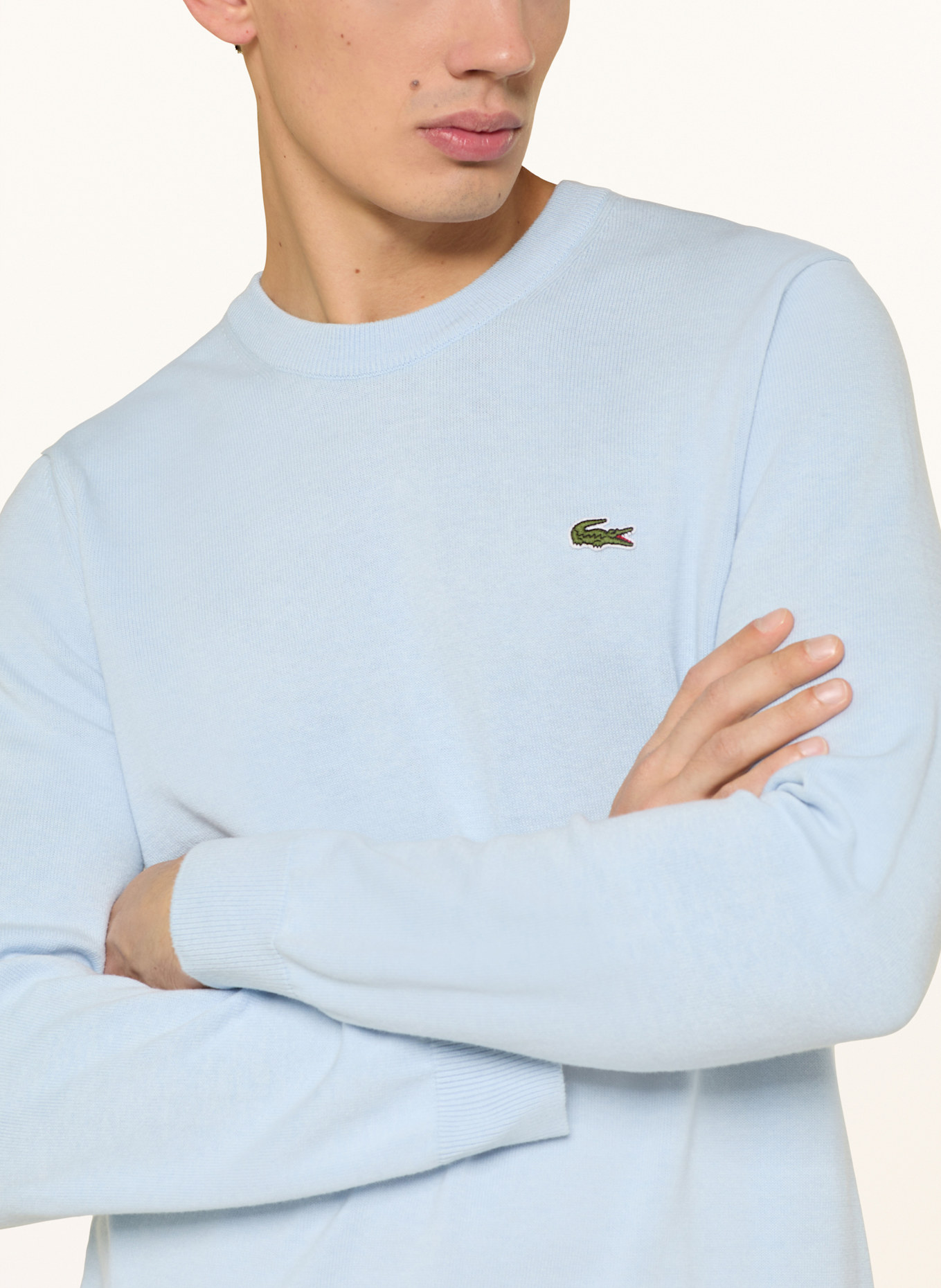 LACOSTE Sweater: LIGHT BLUE