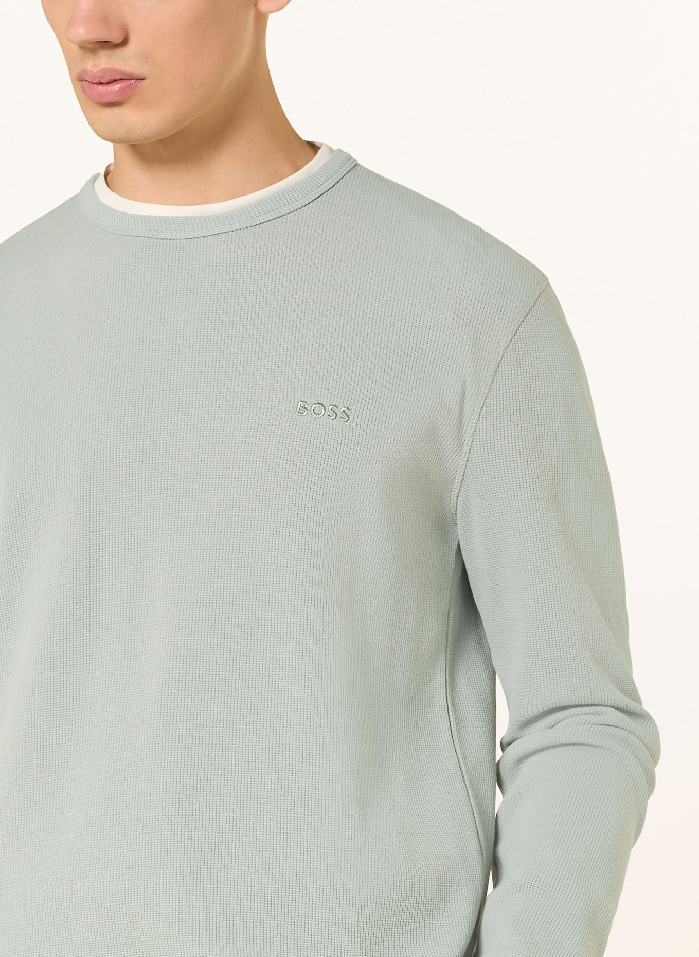 BOSS Longsleeve TEMPESTO: MINT