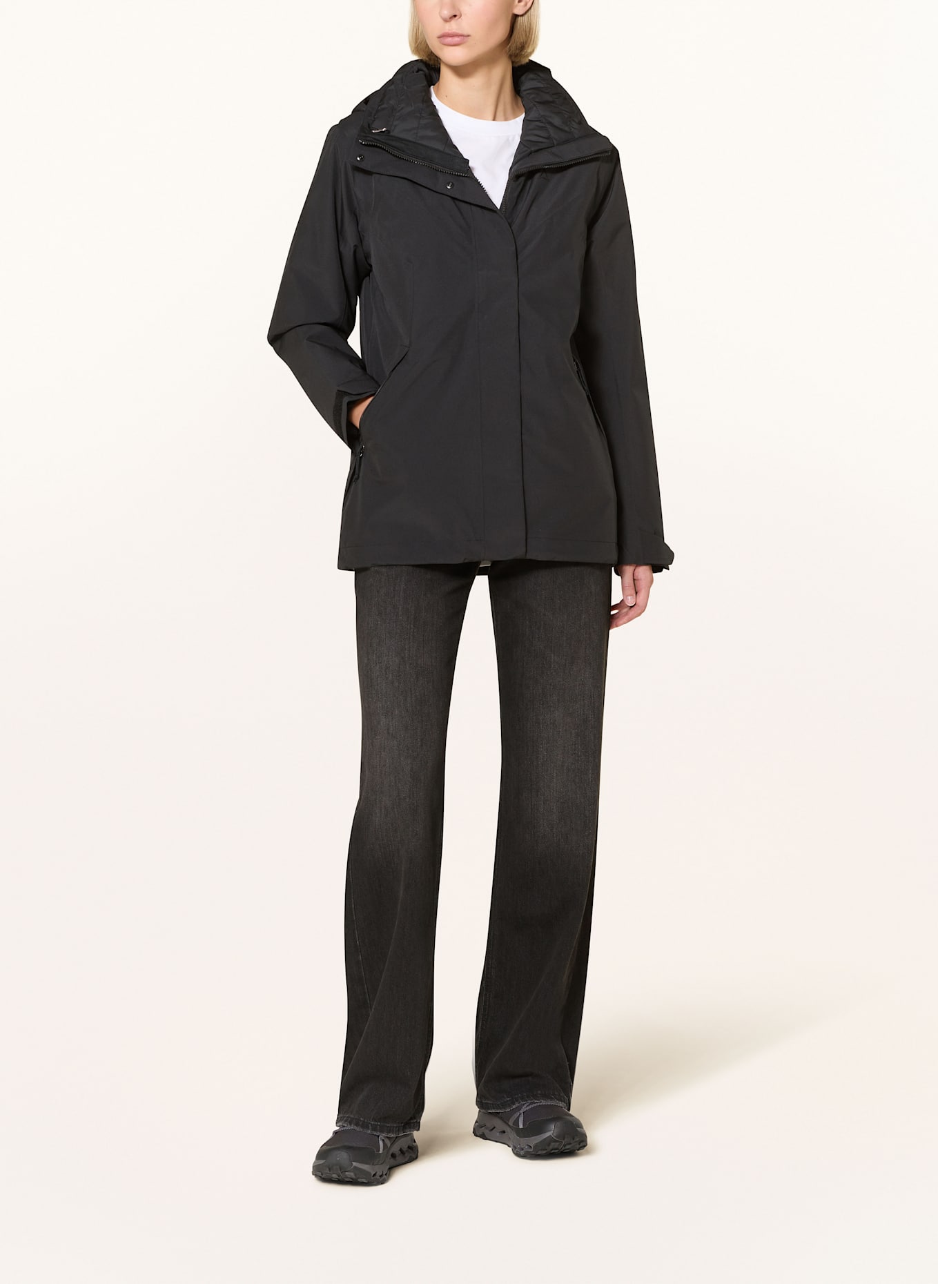 Schöffel 2-in-1-Jacke TAMINA: SCHWARZ